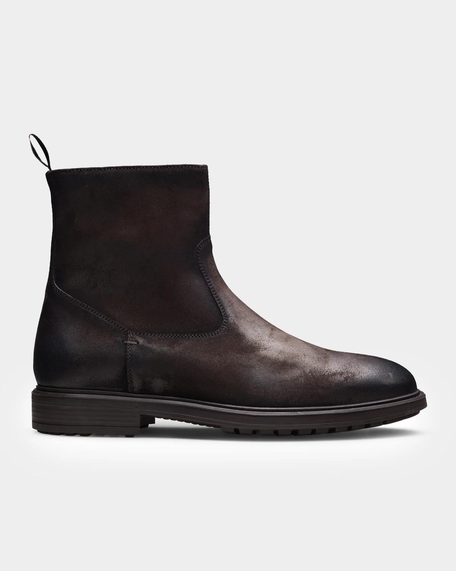 Magnanni Men's Atlas Leather Zip Ankle Boots | Neiman Marcus