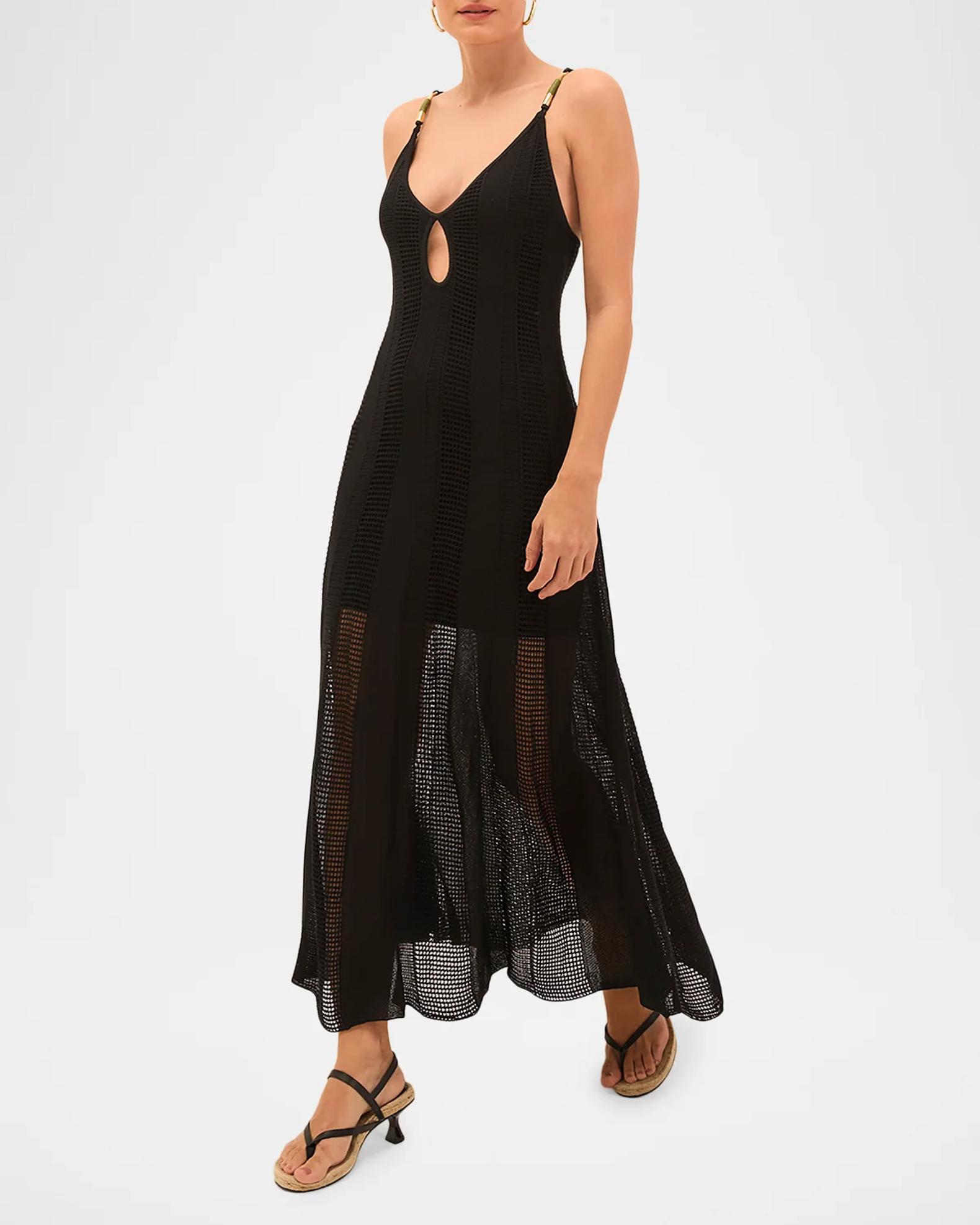 micah knit dress Vix Women's Long Sheath dress