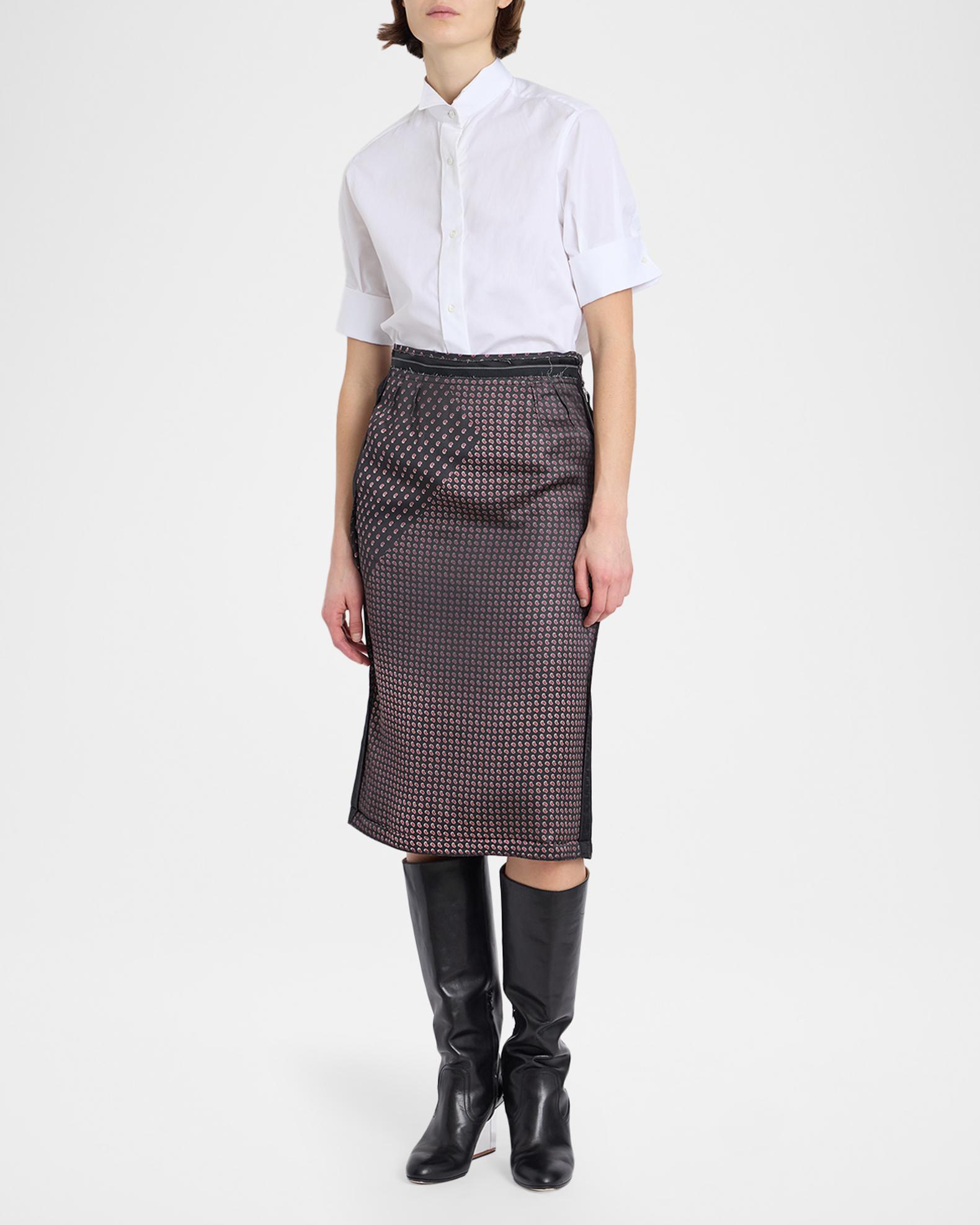 MM6 Maison Margiela Paisley Pencil Midi Skirt | Neiman Marcus