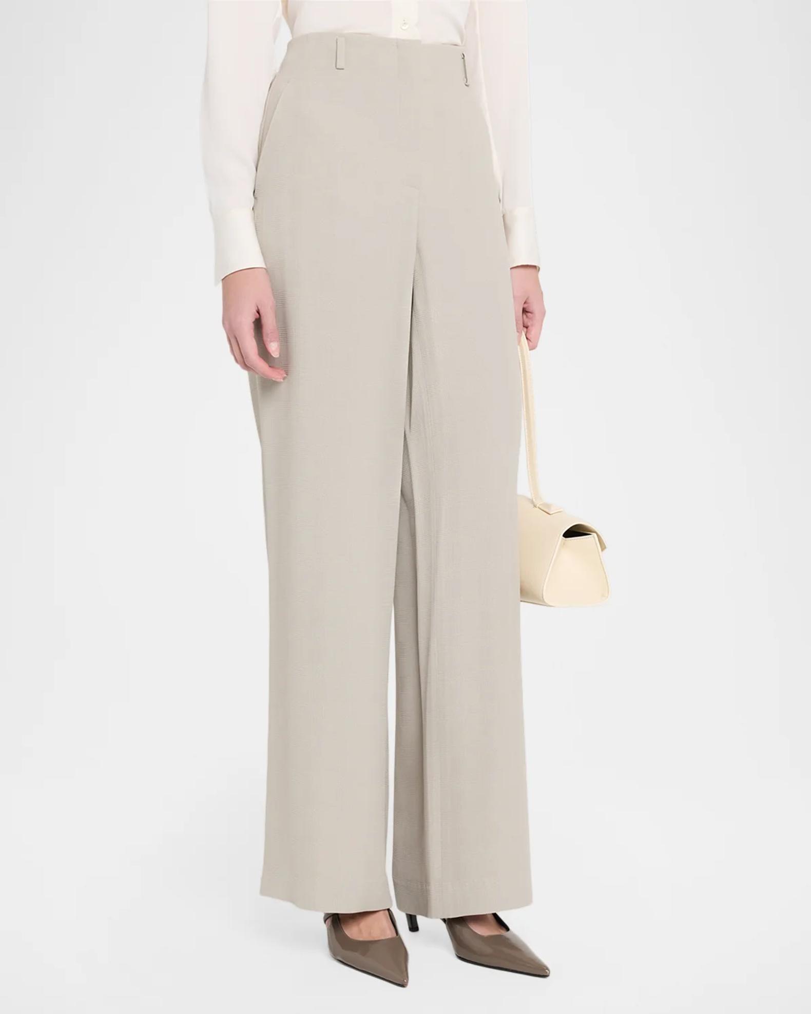 Lafayette 148 New York Clark Wide-Leg Pants | Neiman Marcus