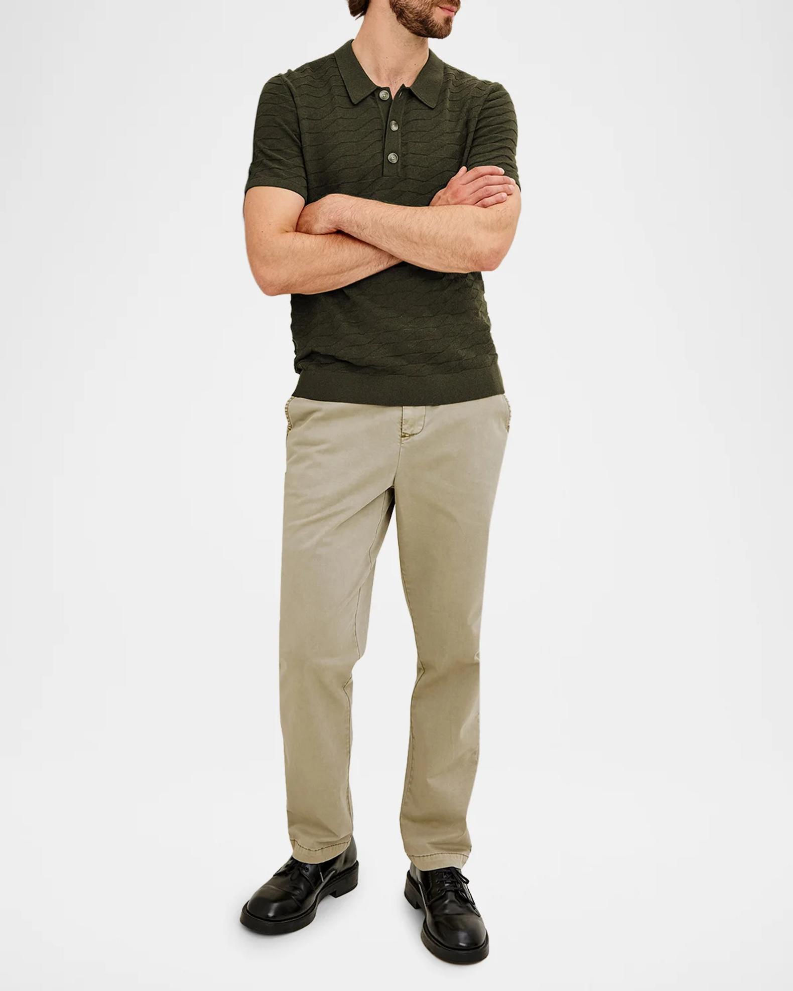 Rails Men's Linden Diamond Cotton Knit Polo Shirt | Neiman Marcus