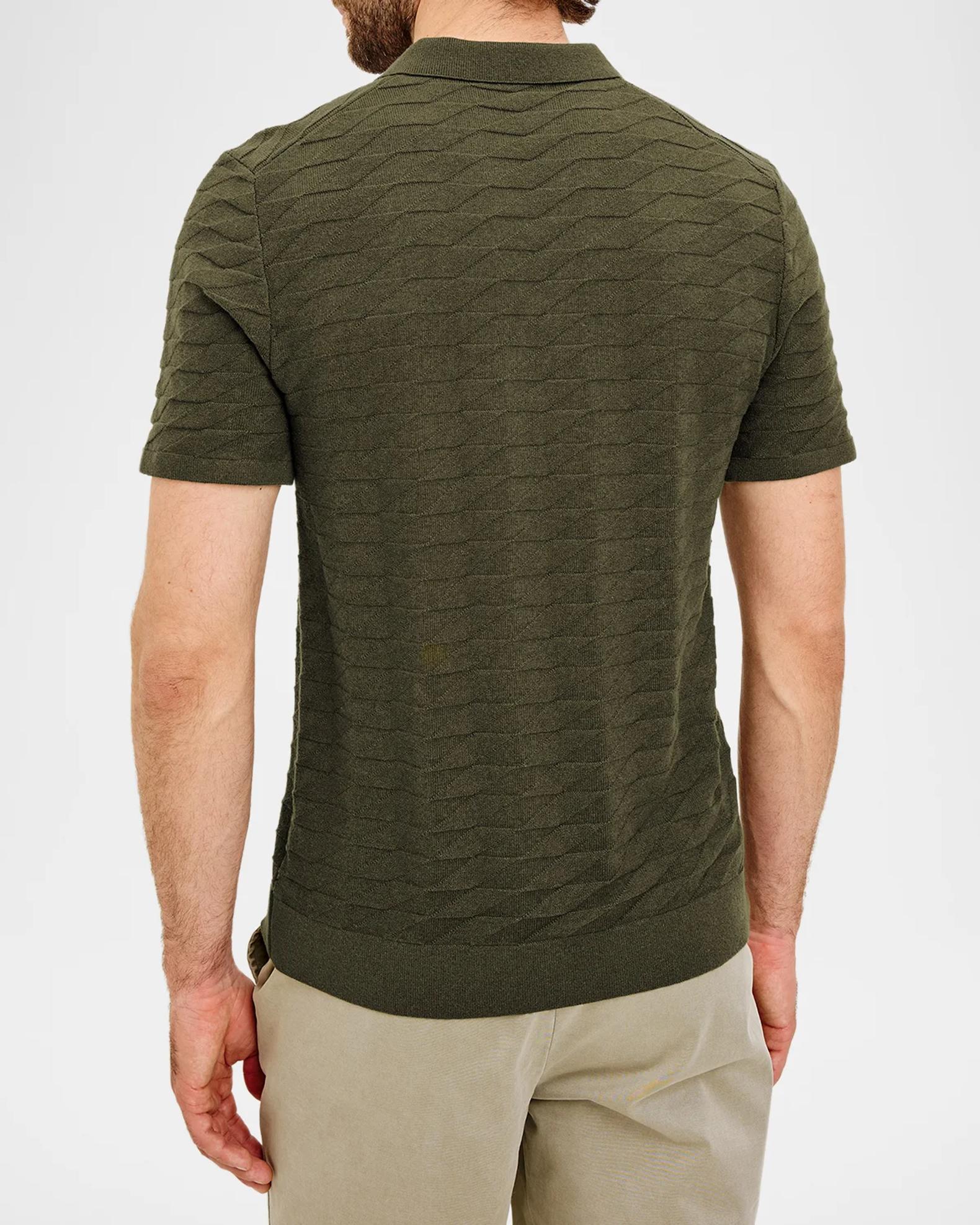 Rails Men's Linden Diamond Cotton Knit Polo Shirt | Neiman Marcus