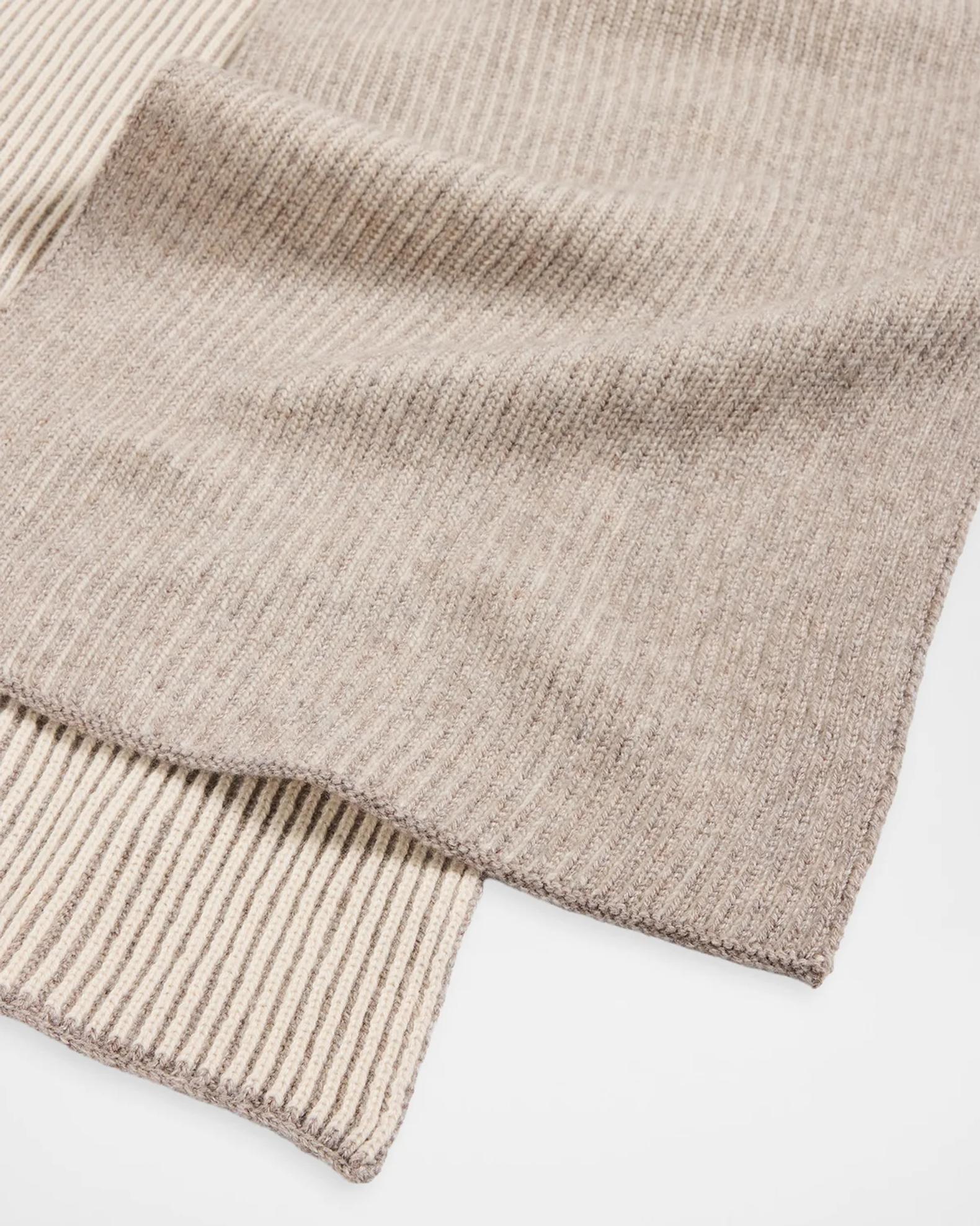 Brunello Cucinelli Men's Vanise Cashmere Ribbed Scarf | Neiman Marcus