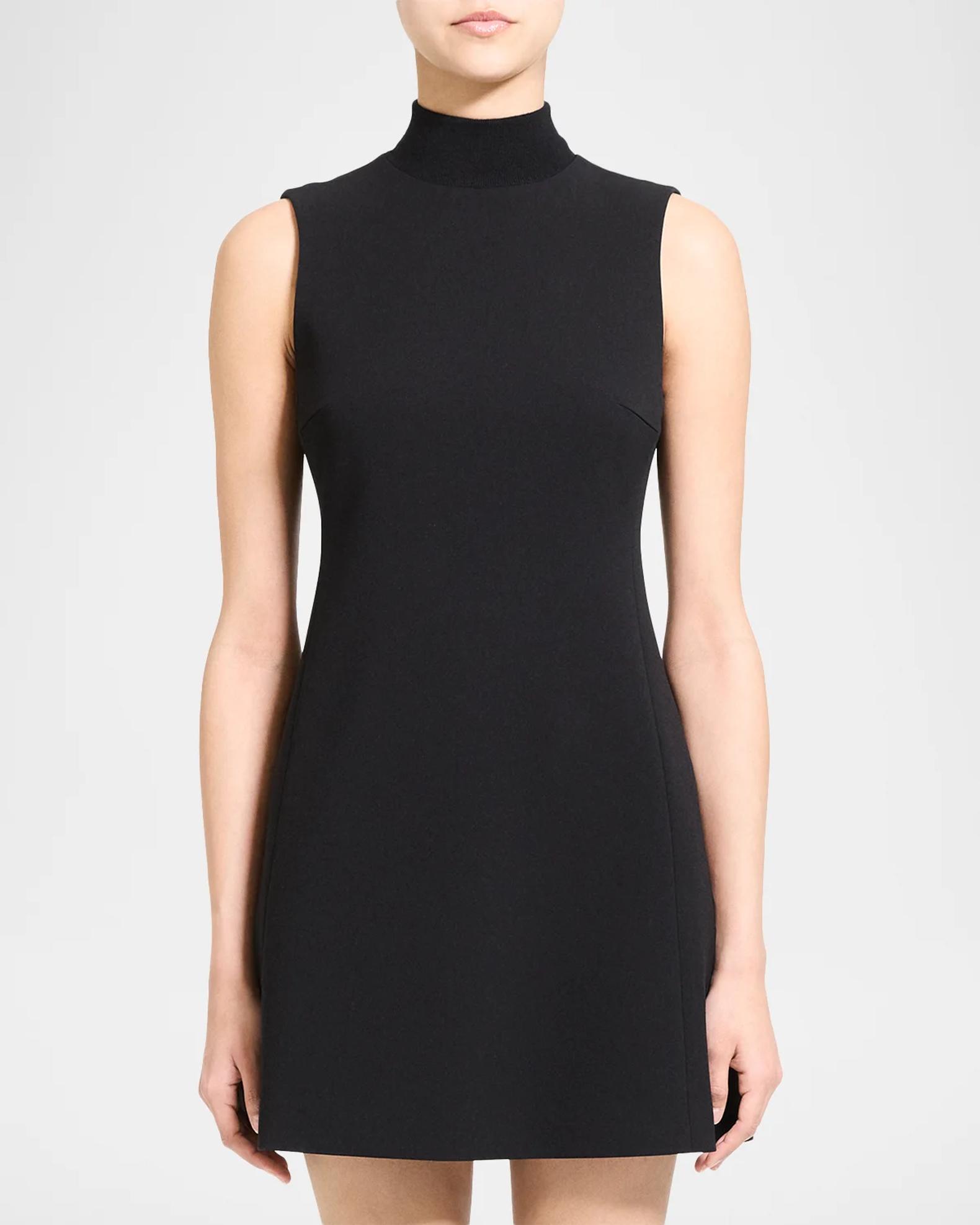 bodycon turtleneck dresses a line Theory A-Line Sleeveless Mini Dress Formal dress Stock_CA_W_1 forever 21 floral dress 5% Spandex Double COLOR:Navy