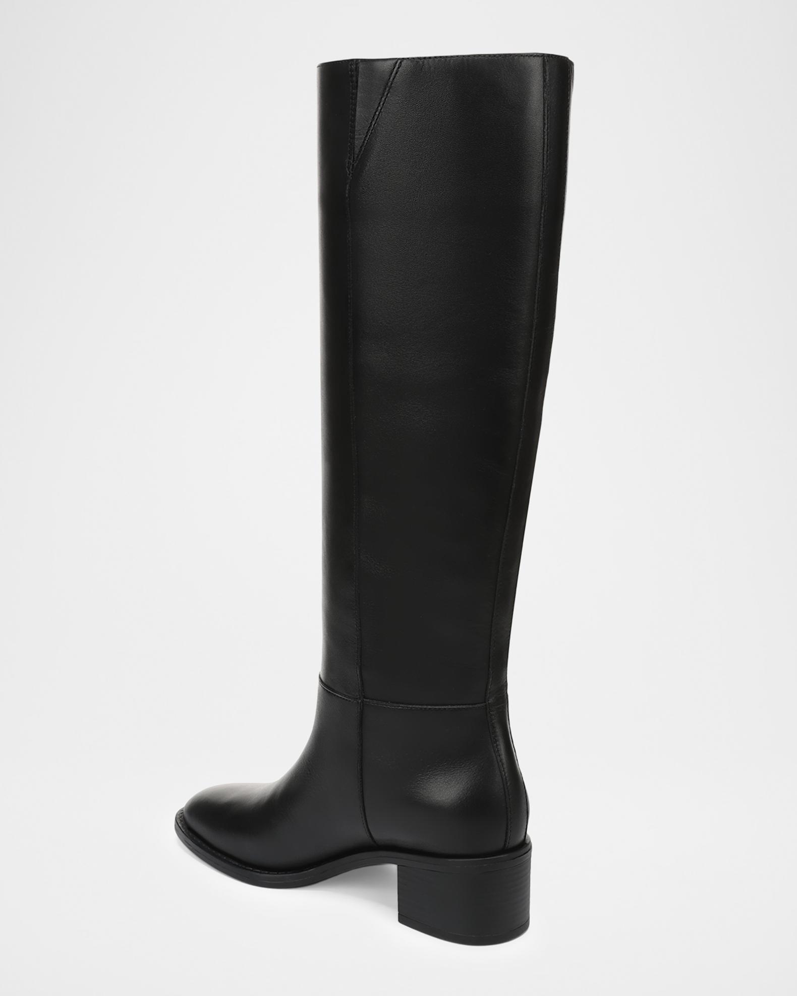 Vince 50mm Pace Leather Wide Calf Knee-High Boots | Neiman Marcus
