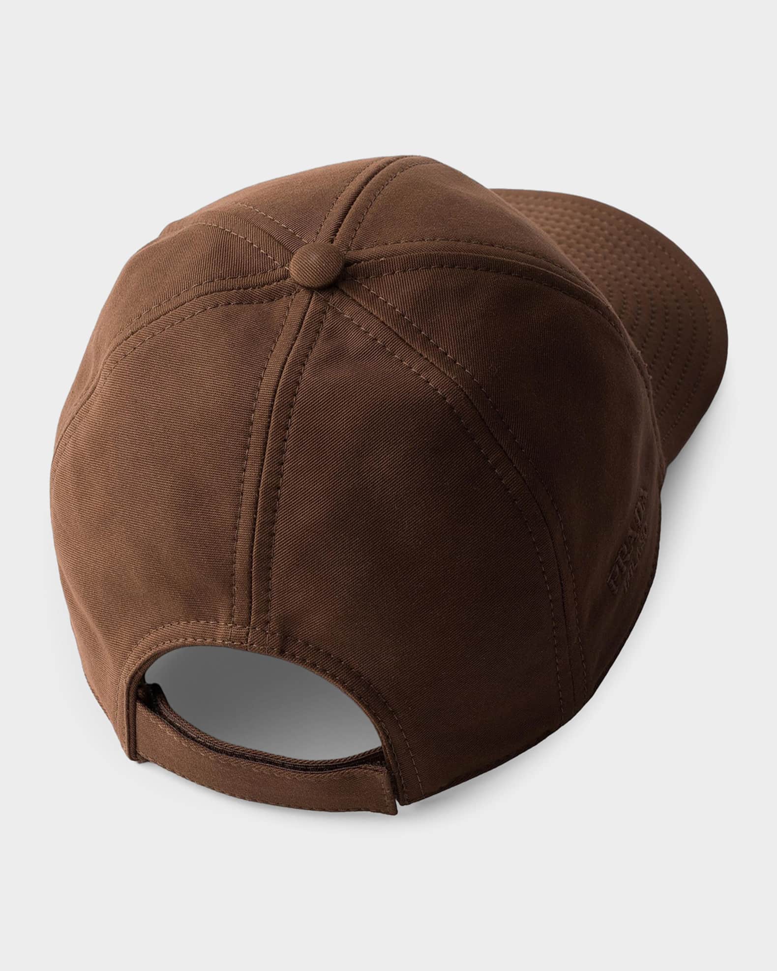 Prada Old Cotton Satin Baseball Cap | Neiman Marcus