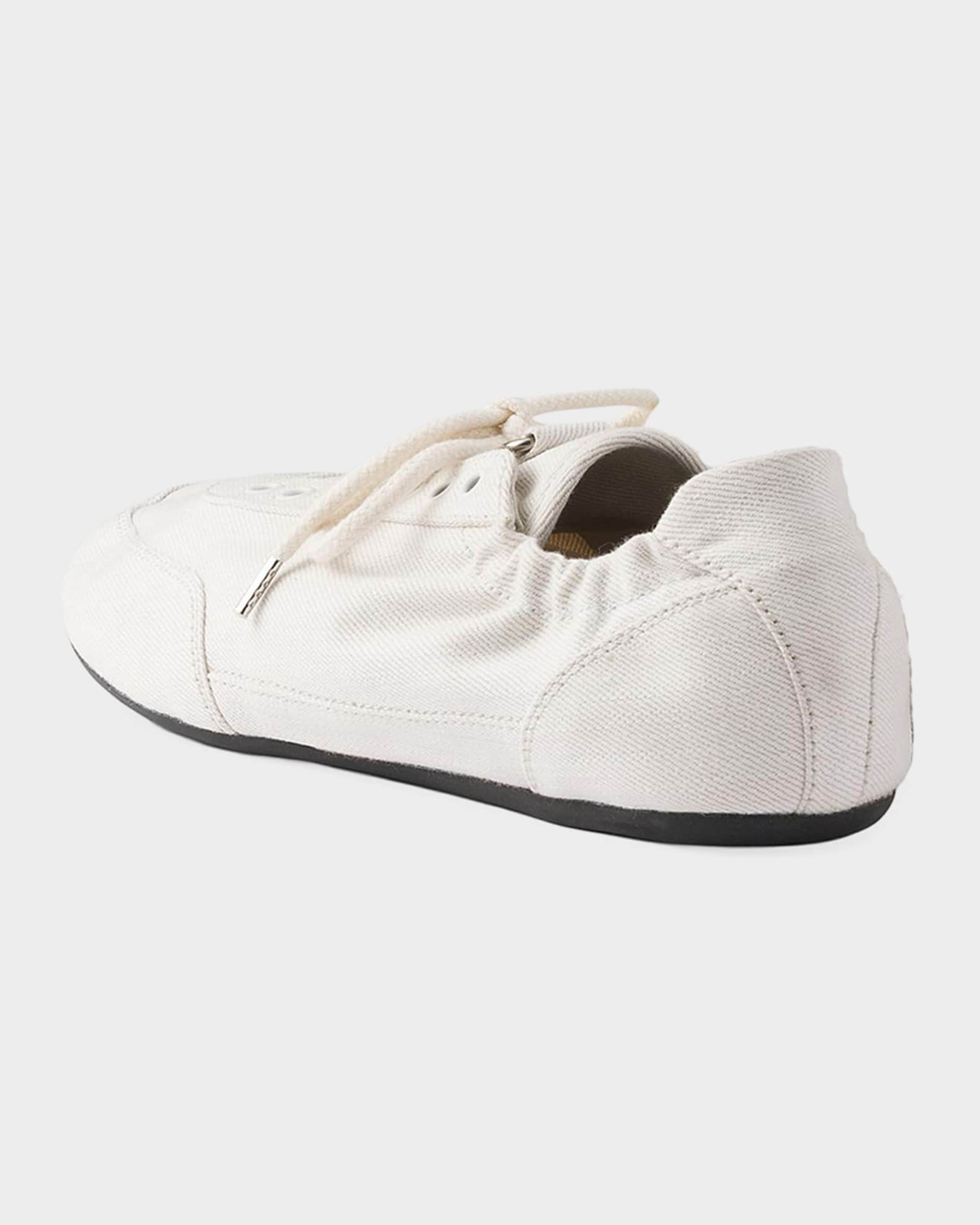 Prada Men's Collapse Denim Sneakers | Neiman Marcus