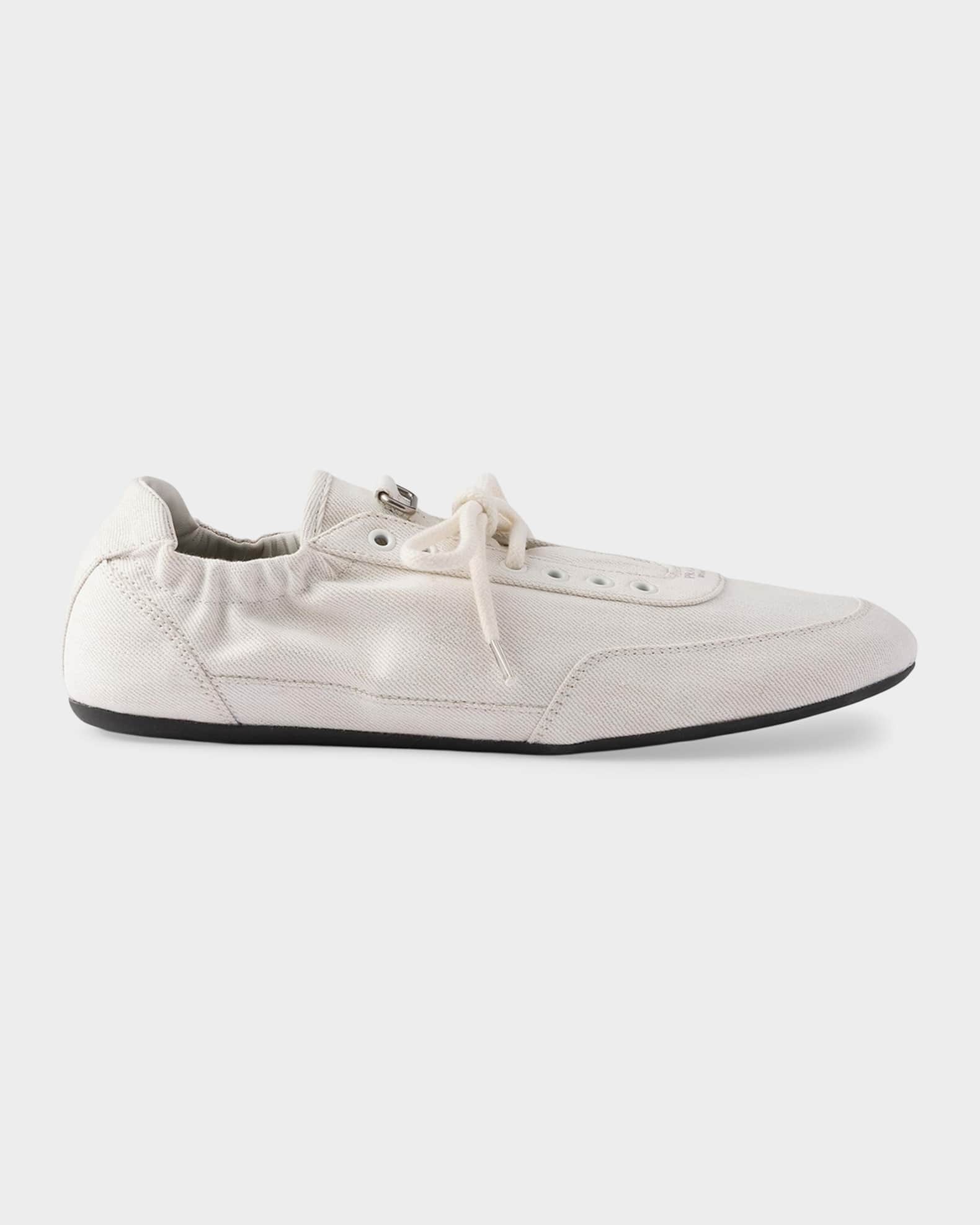 Prada スニーカー Prada Men's Collapse Denim Sneakers | Neiman Marcus