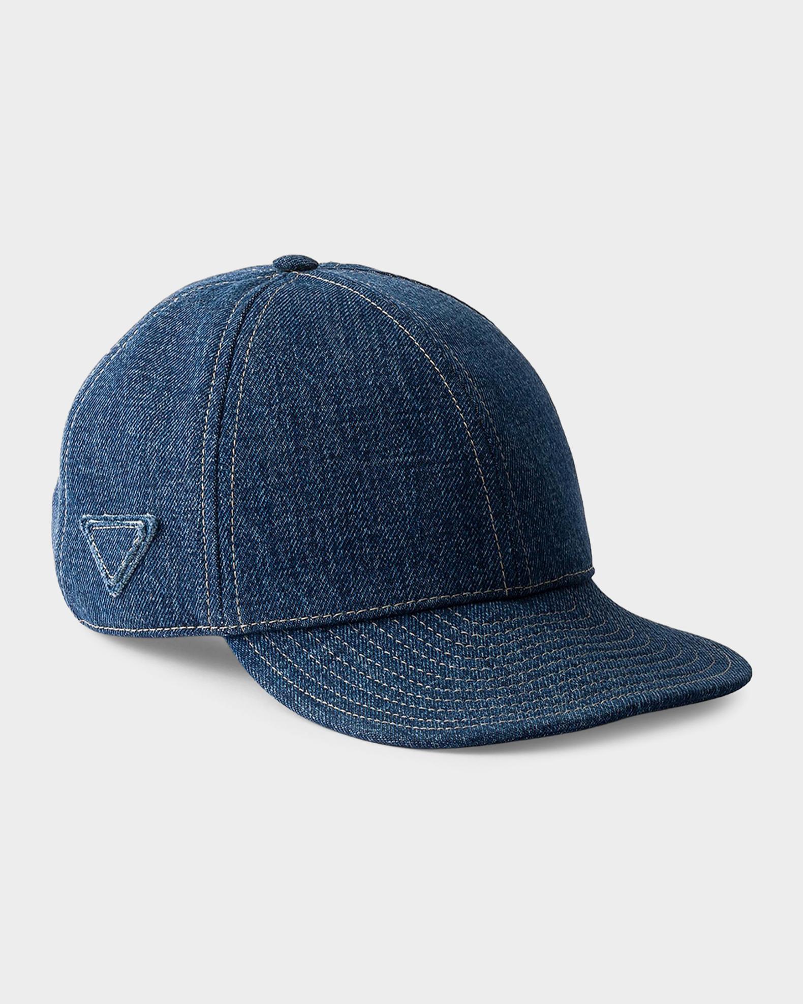 PRADA デニムベースボールキャップ Prada Denim Baseball Cap | Neiman Marcus