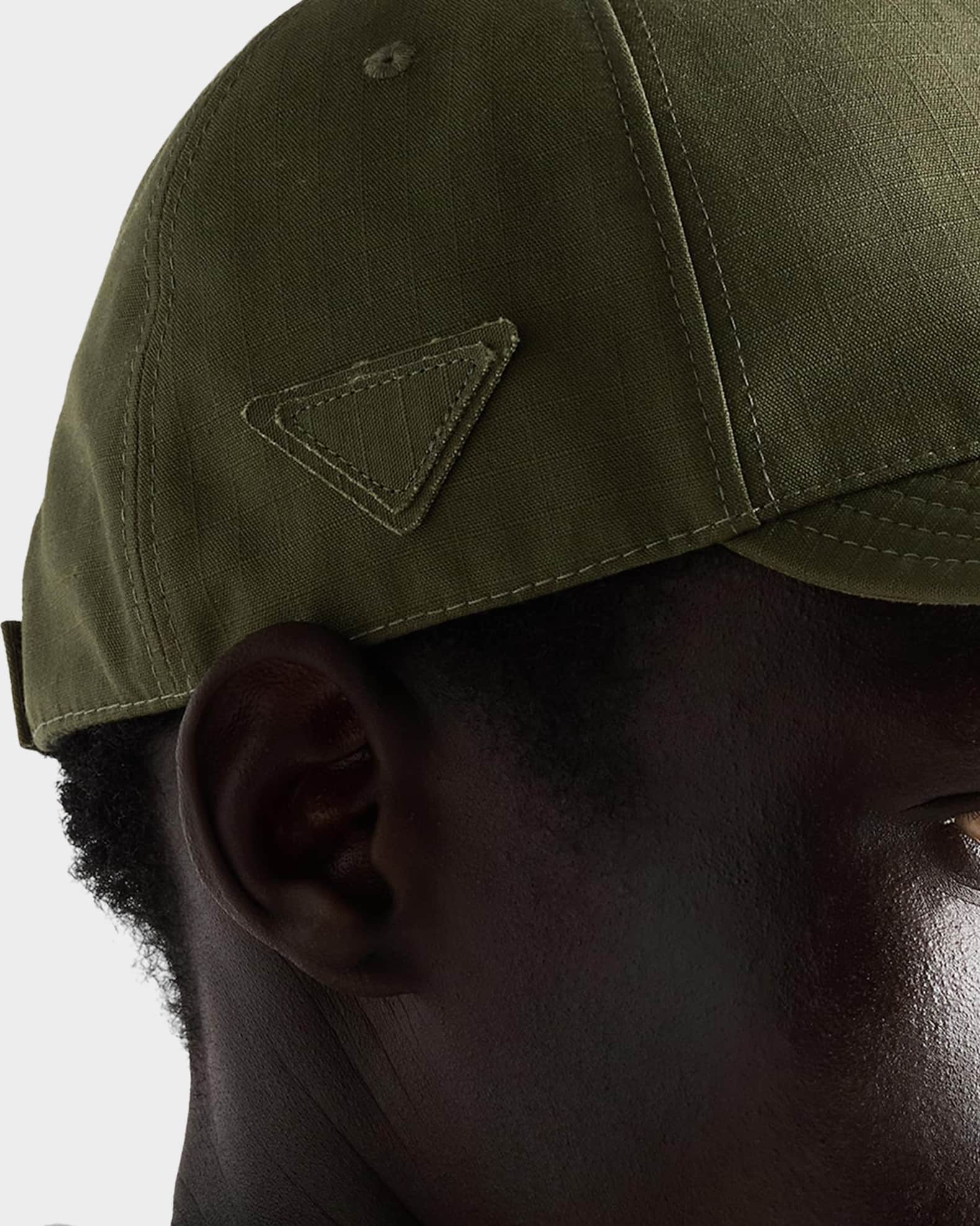 Prada Technical Fabric Baseball Cap | Neiman Marcus