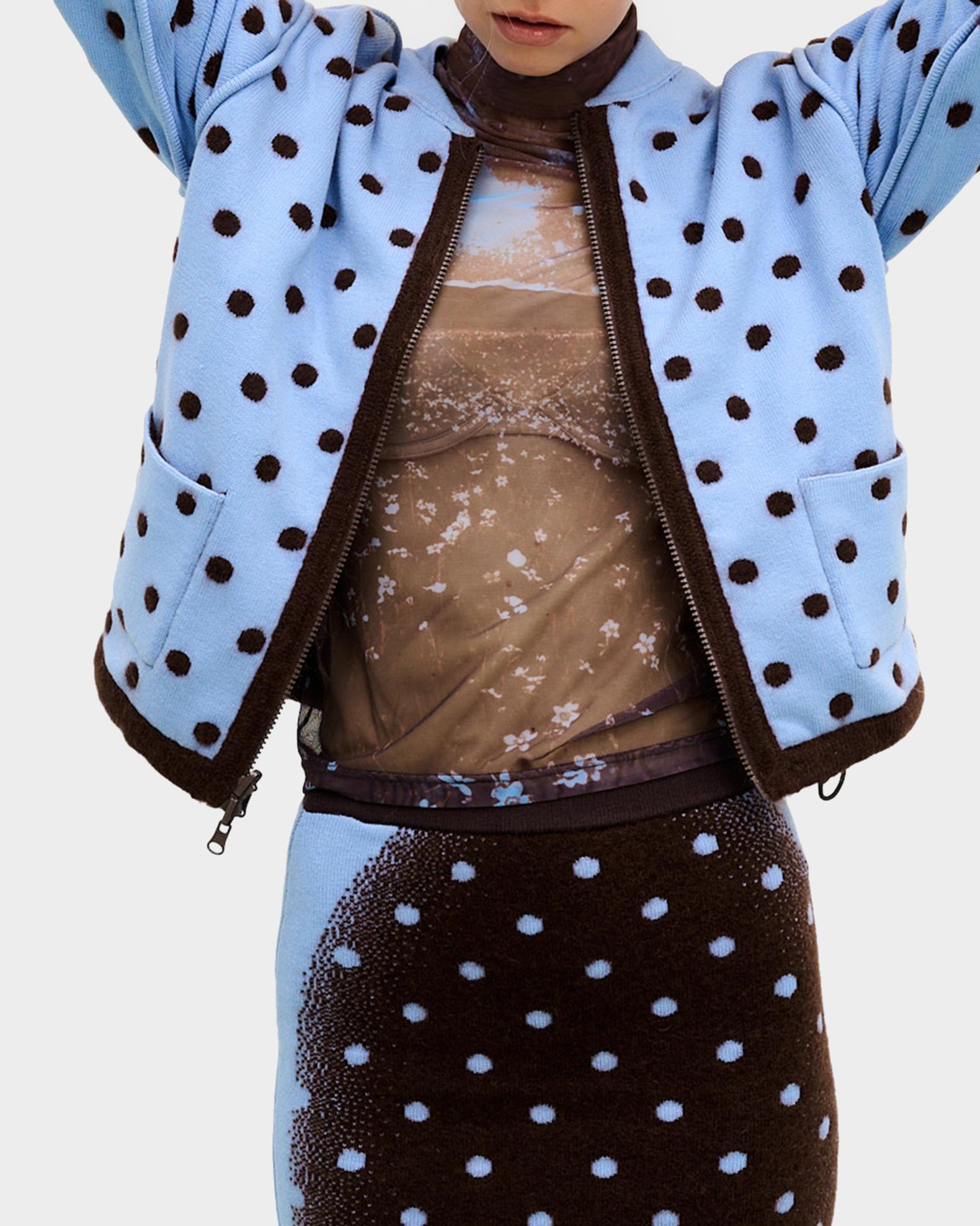PH5 Halley Polka-Dot Knit Cardigan | Neiman Marcus