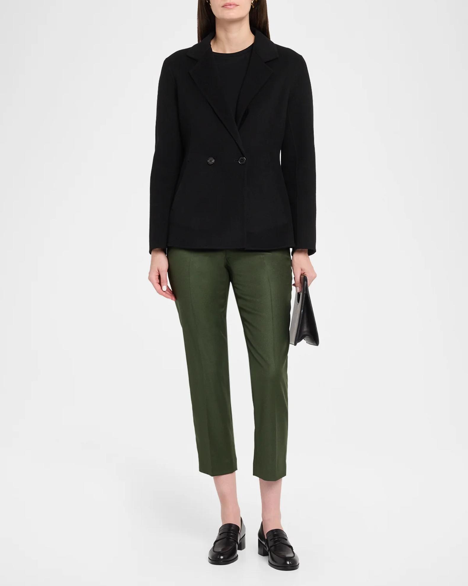 Theory Double-Face Wool-Blend Blazer | Neiman Marcus
