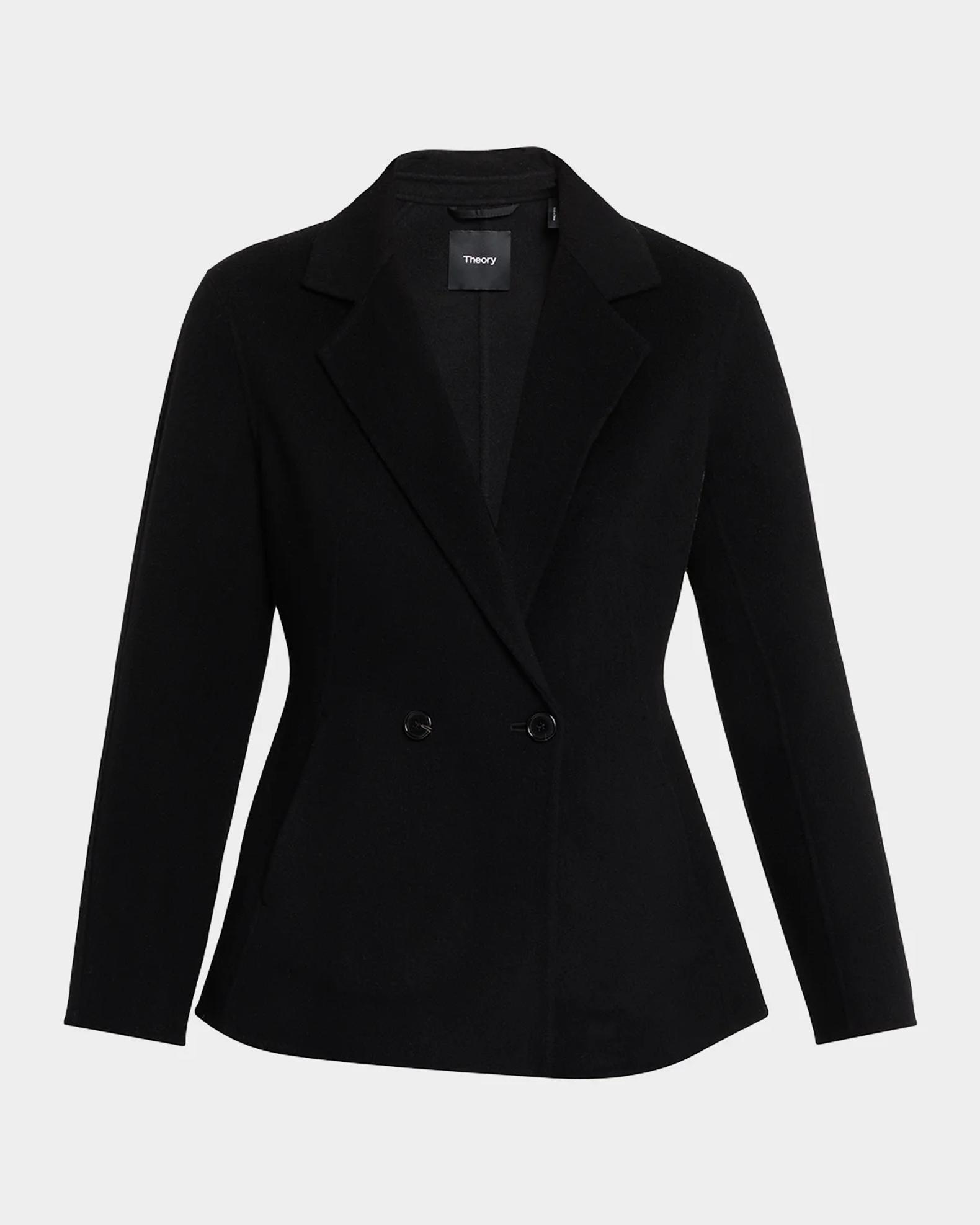 Theory ツイードダブルジャケット 2405200 DB BLAZER DR Theory Double-Face Wool-Blend Blazer | Neiman Marcus