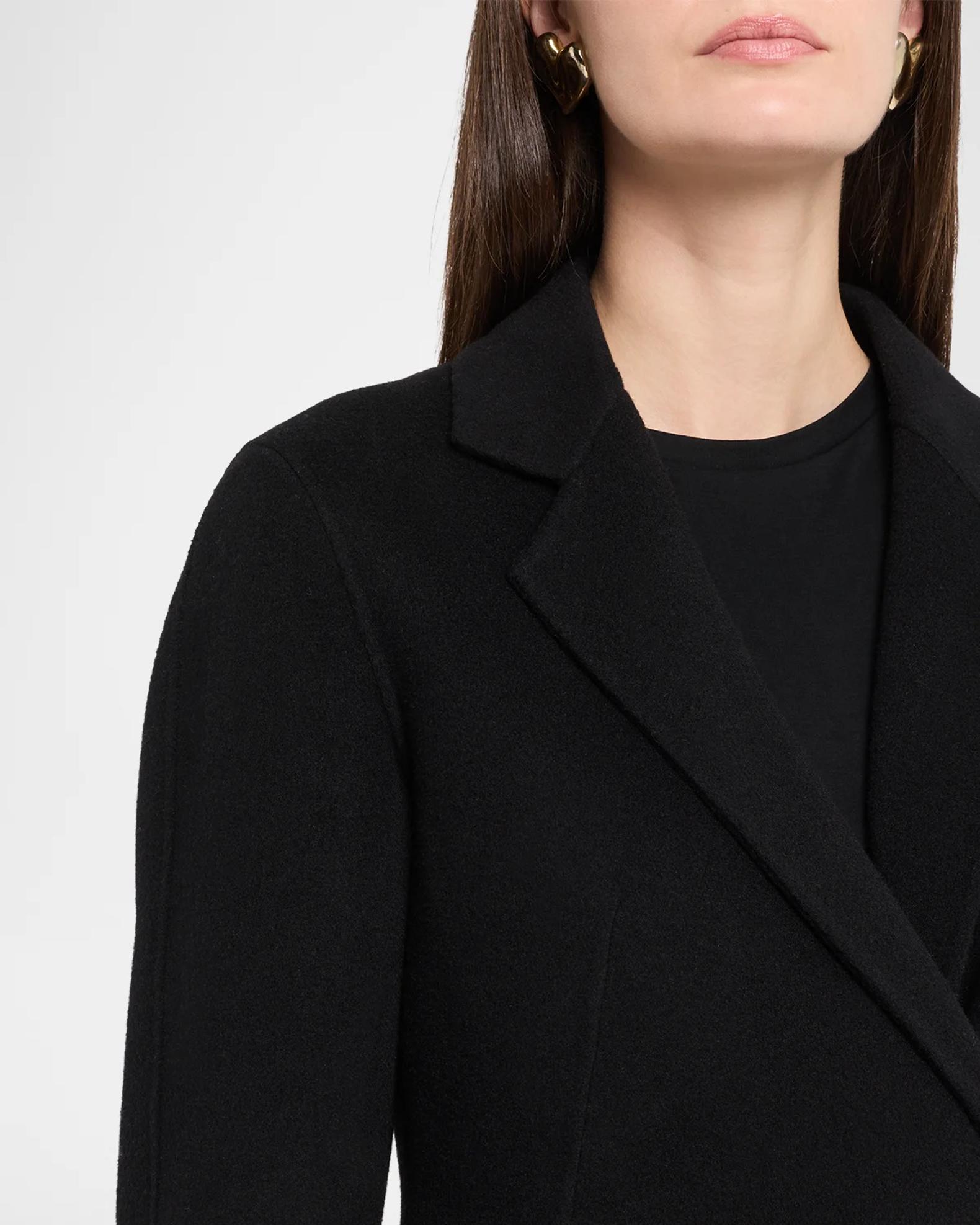 Theory Double-Face Wool-Blend Blazer | Neiman Marcus