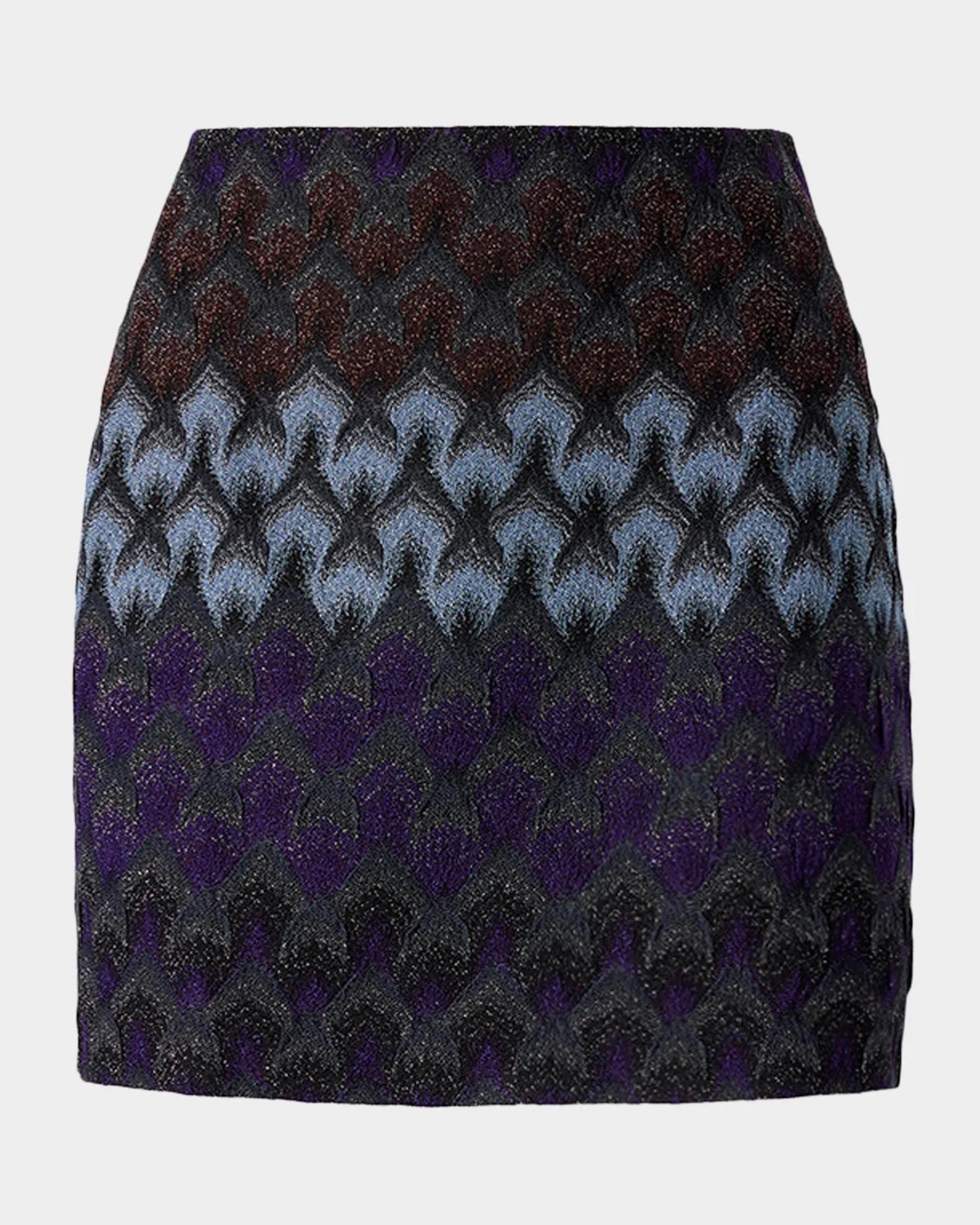 Missoni Metallic Lace Knit Mini Skirt | Neiman Marcus