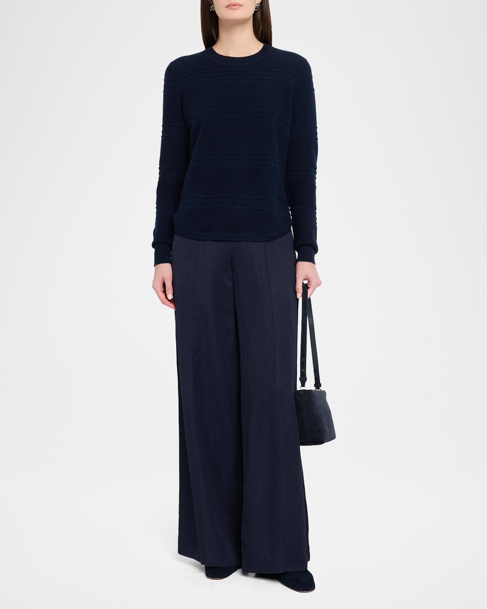 Autumn Cashmere Cashmere Ottoman Knit Crewneck Sweater | Neiman Marcus