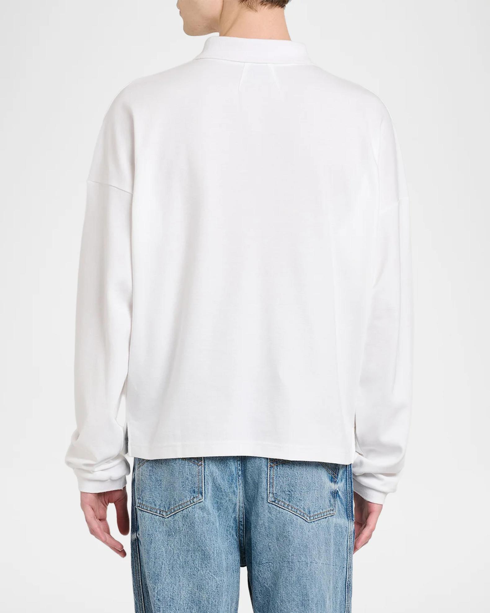 424 Logo Embroidery Long-Sleeve Polo Shirt | Neiman Marcus