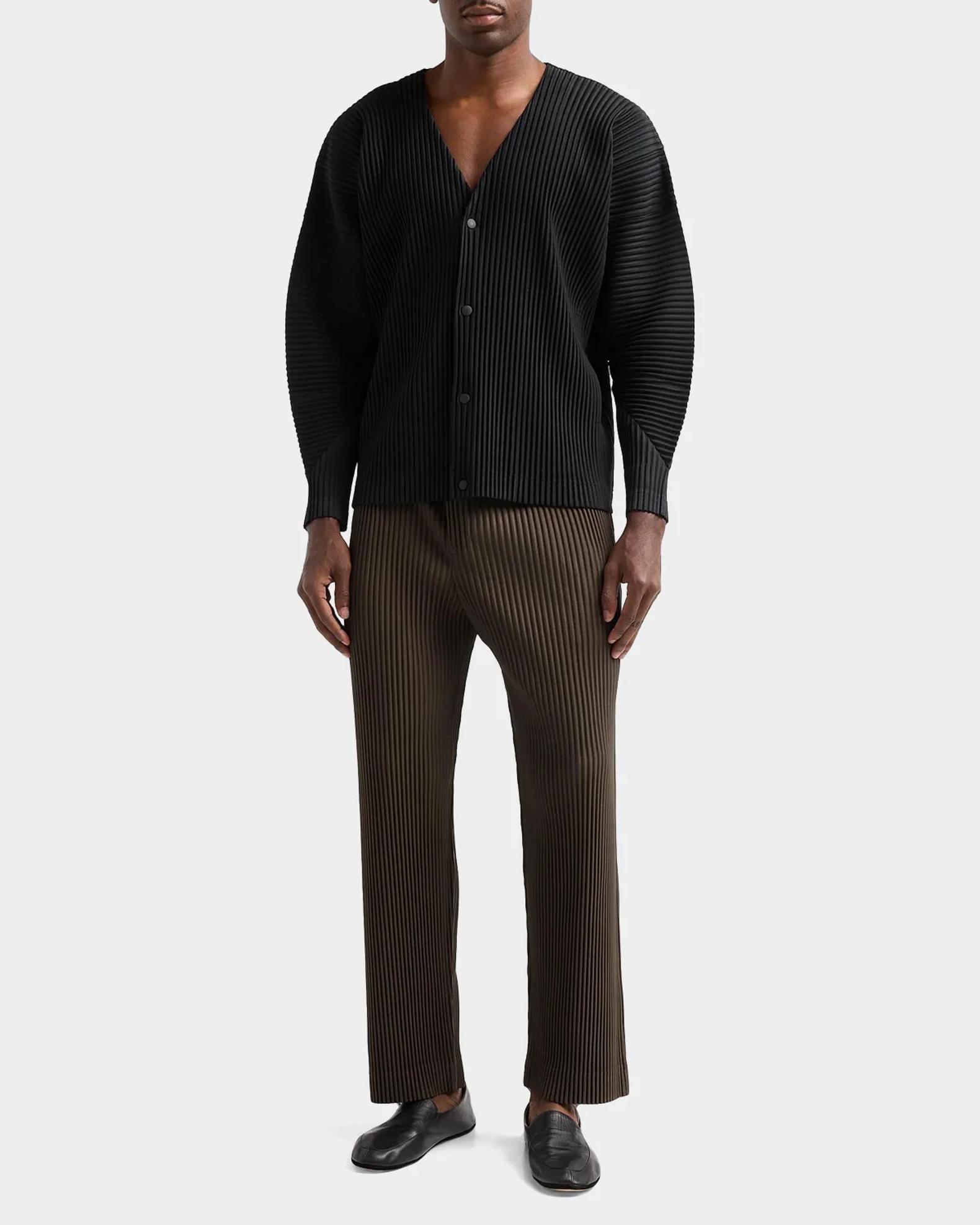 Homme Plissé Issey Miyake Men's Pleated Straight Leg Pull-On Pants