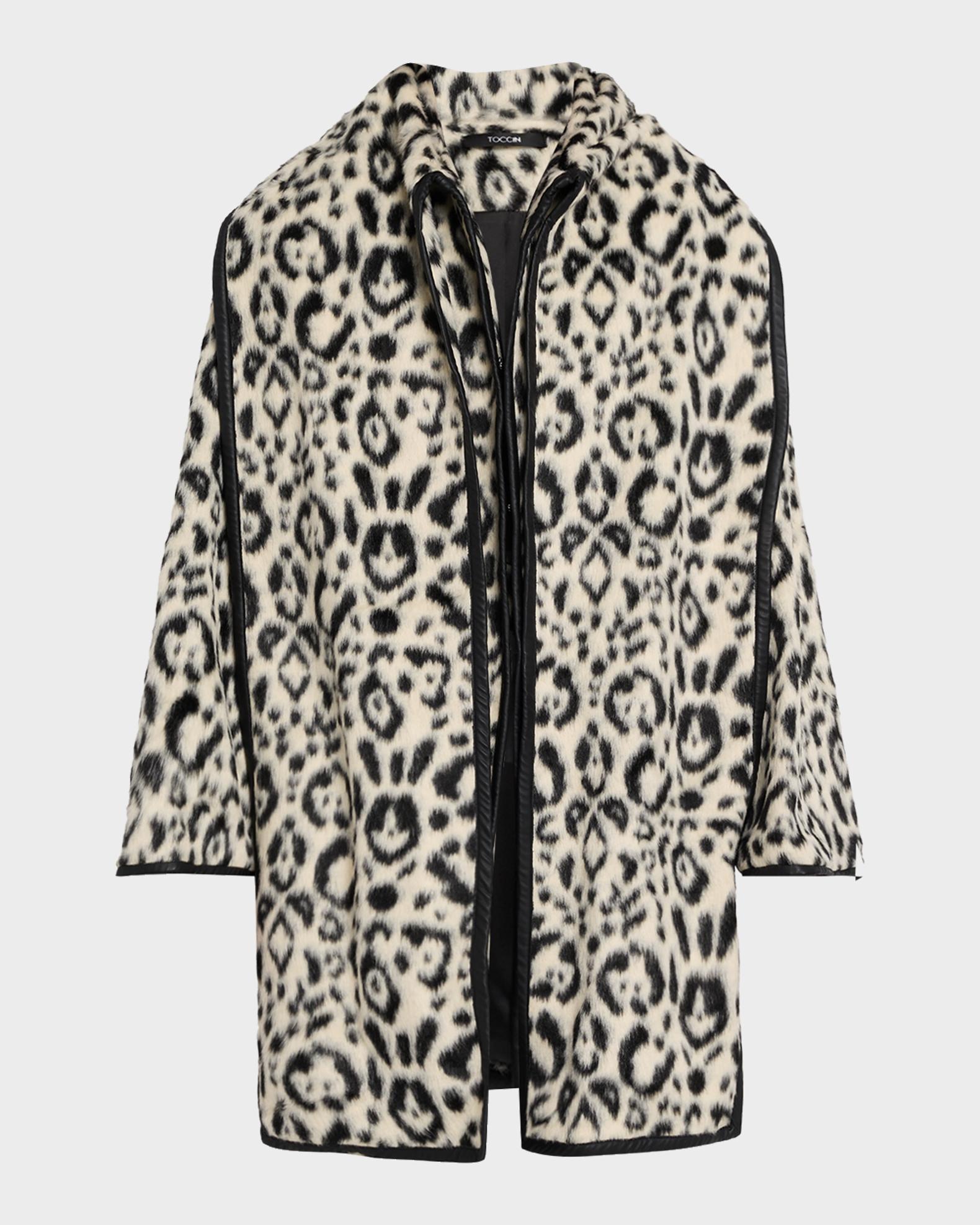 Toccin Elyria Leopard Faux Fur Scarf Jacket | Neiman Marcus