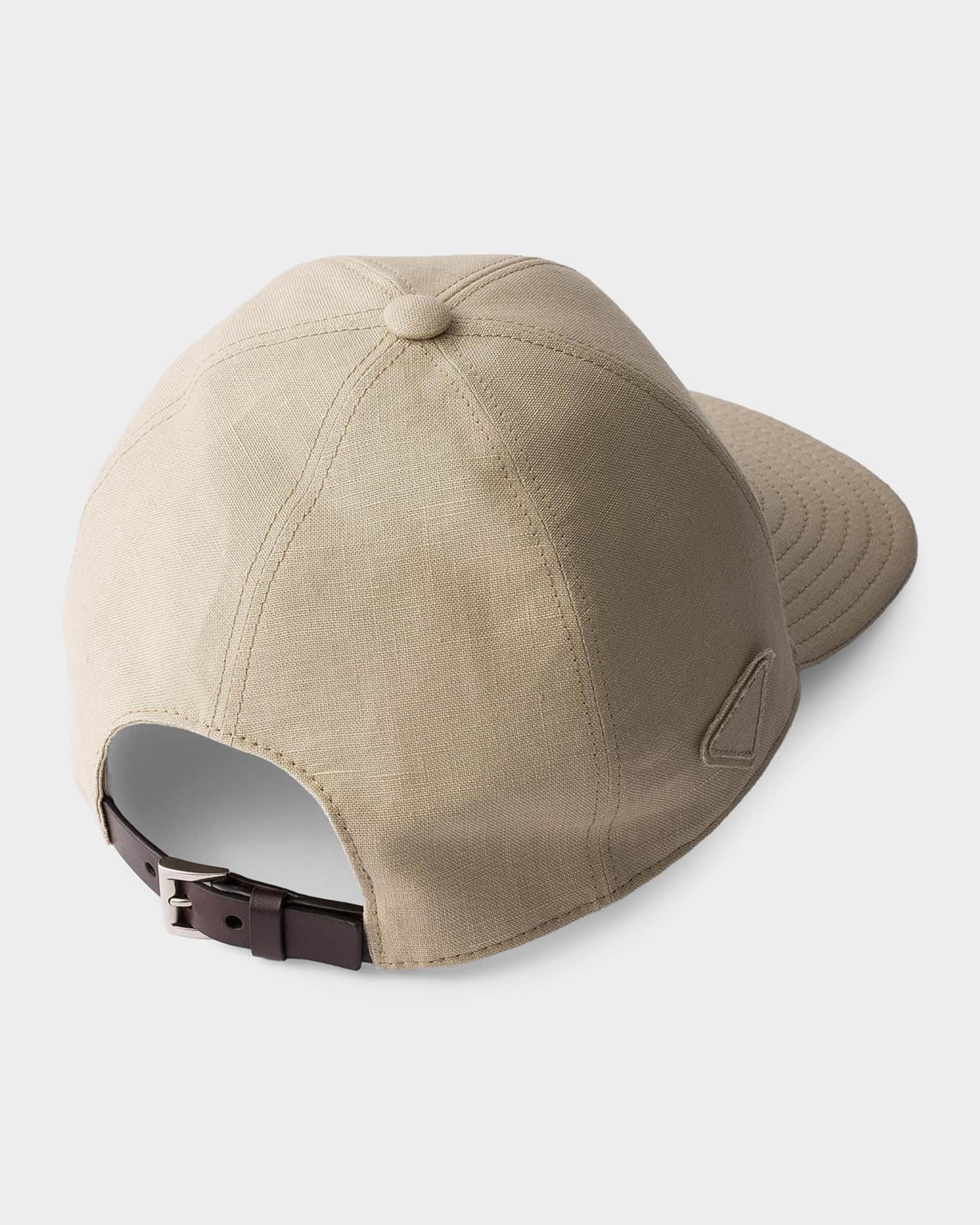 Prada Linen Baseball Cap | Neiman Marcus