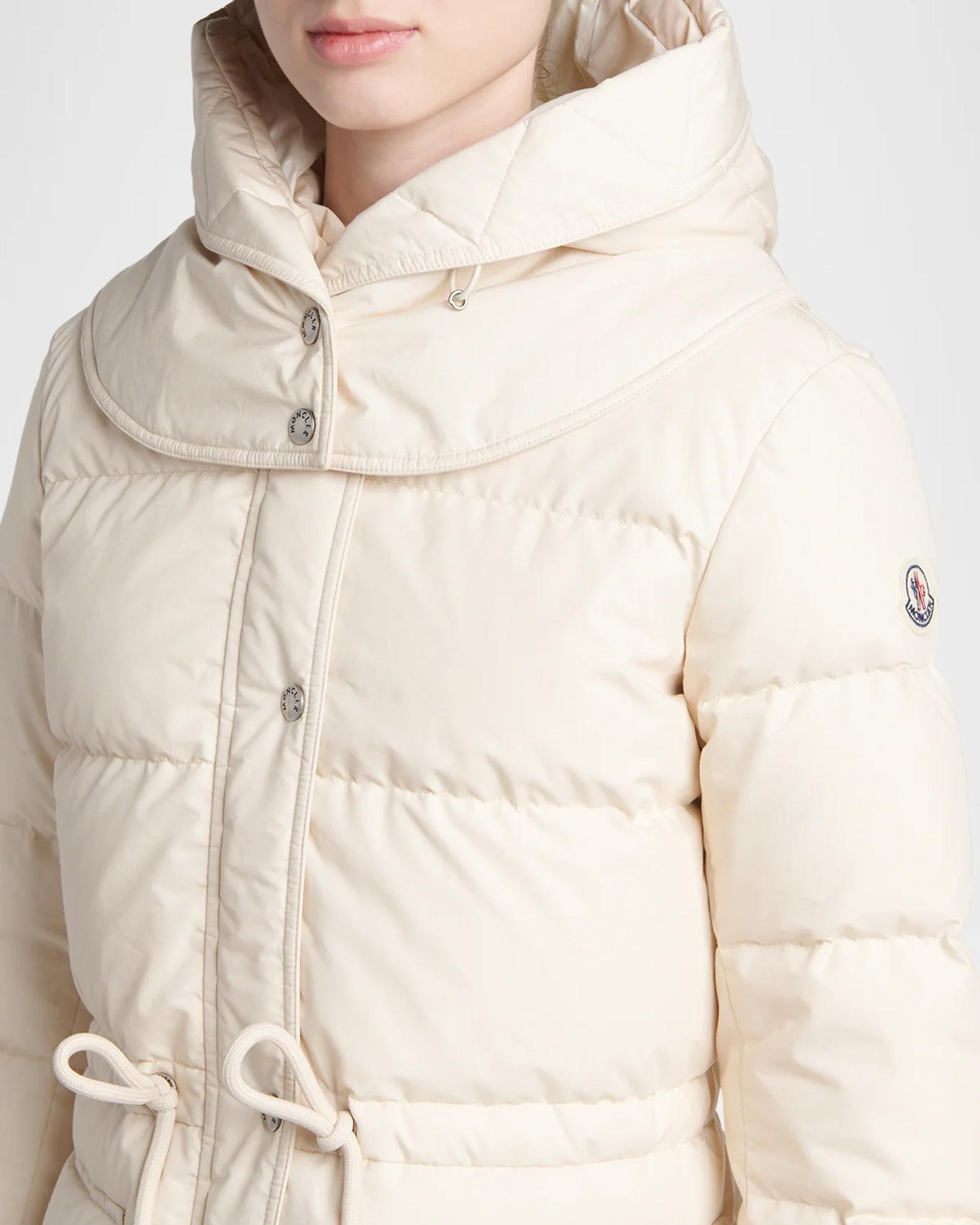 Moncler Pic Hooded Long Down Jacket | Neiman Marcus