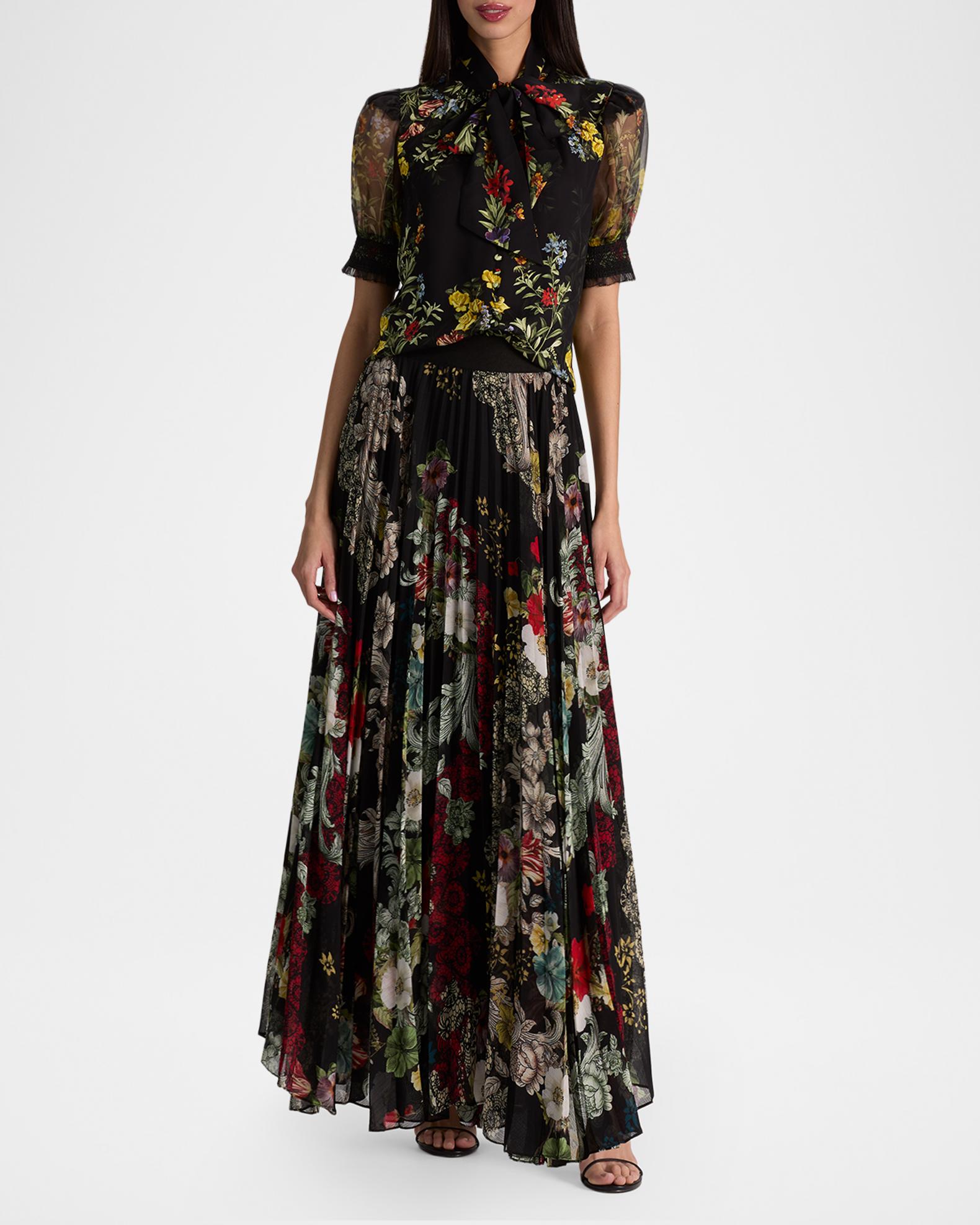 定価8万円新品alice+oliviaアシンメトリーラッフルクチュールスカート