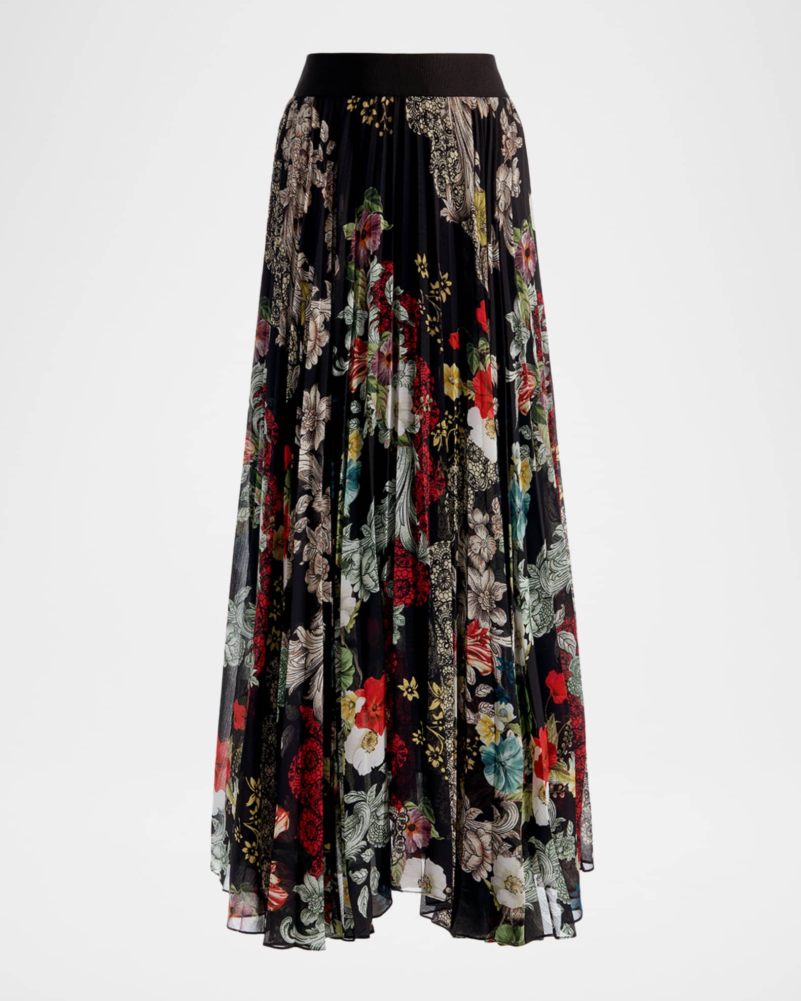 alice＋olivia スカート　★美品 ALICE + OLIVIA Katz Pleated Maxi Skirt | Neiman Marcus