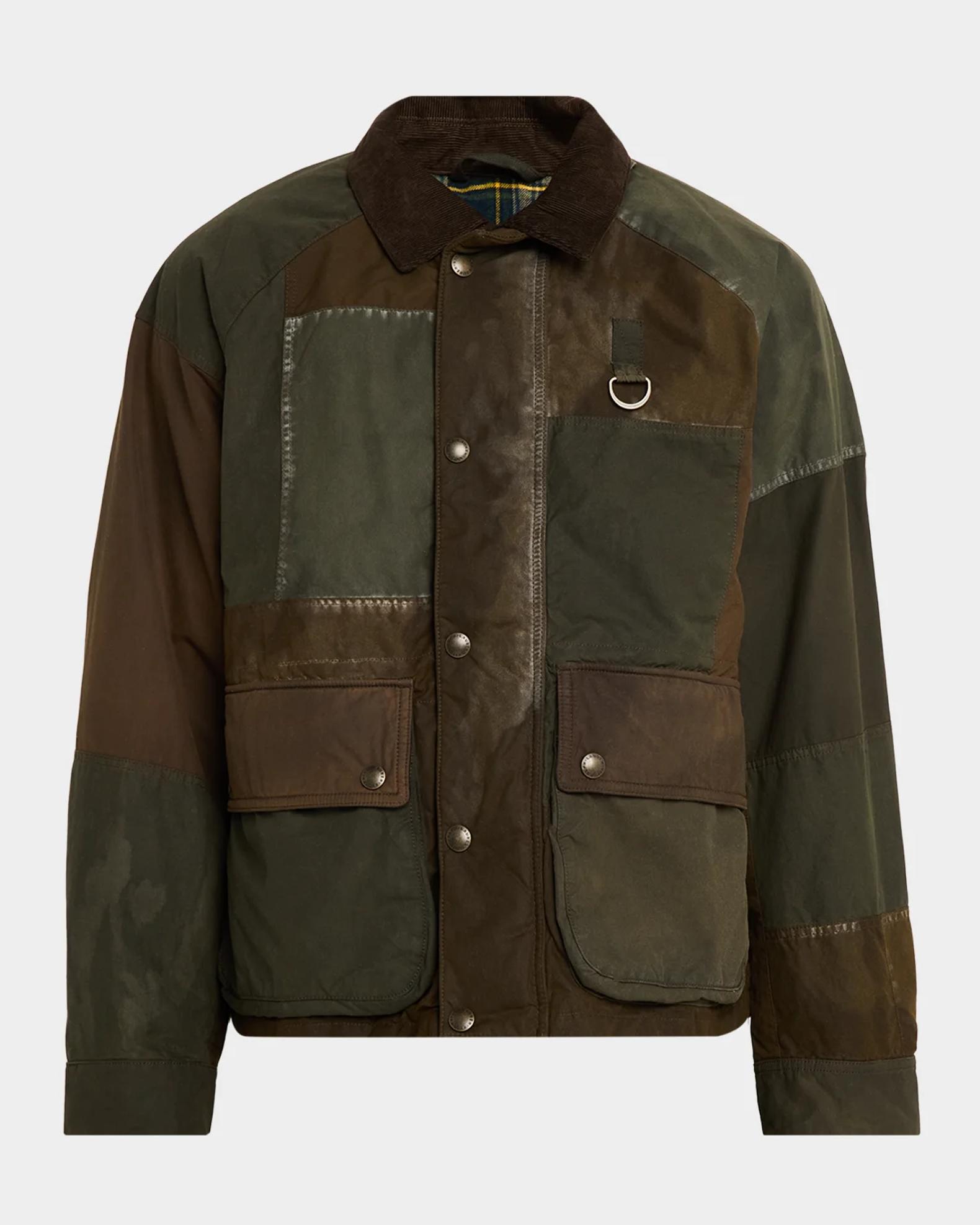 Polo Ralph Lauren Men's Patchwork Oilcloth Utility Jacket | Neiman