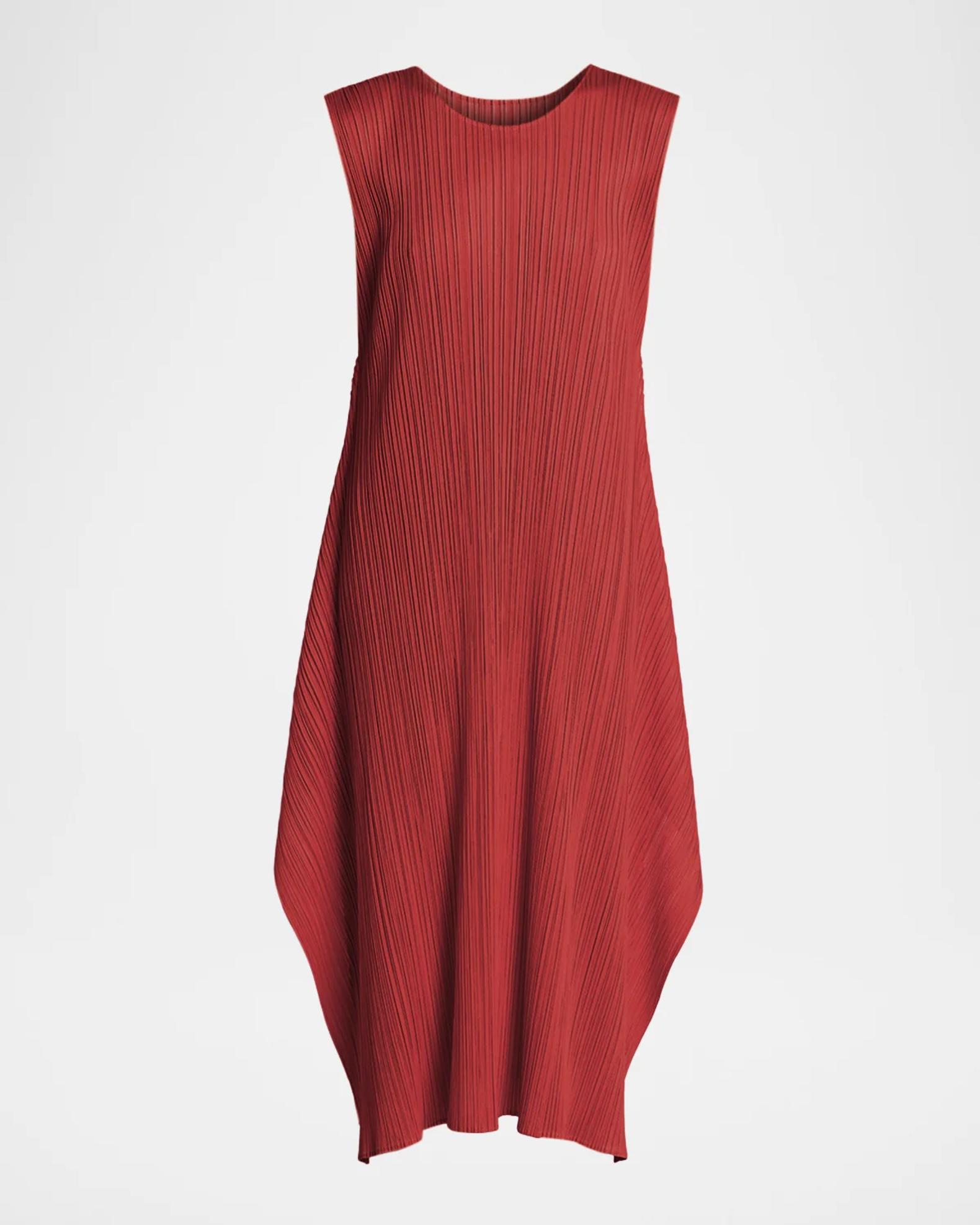Issey Miyake Monthly Colors: September Sleeveless Pleats Midi