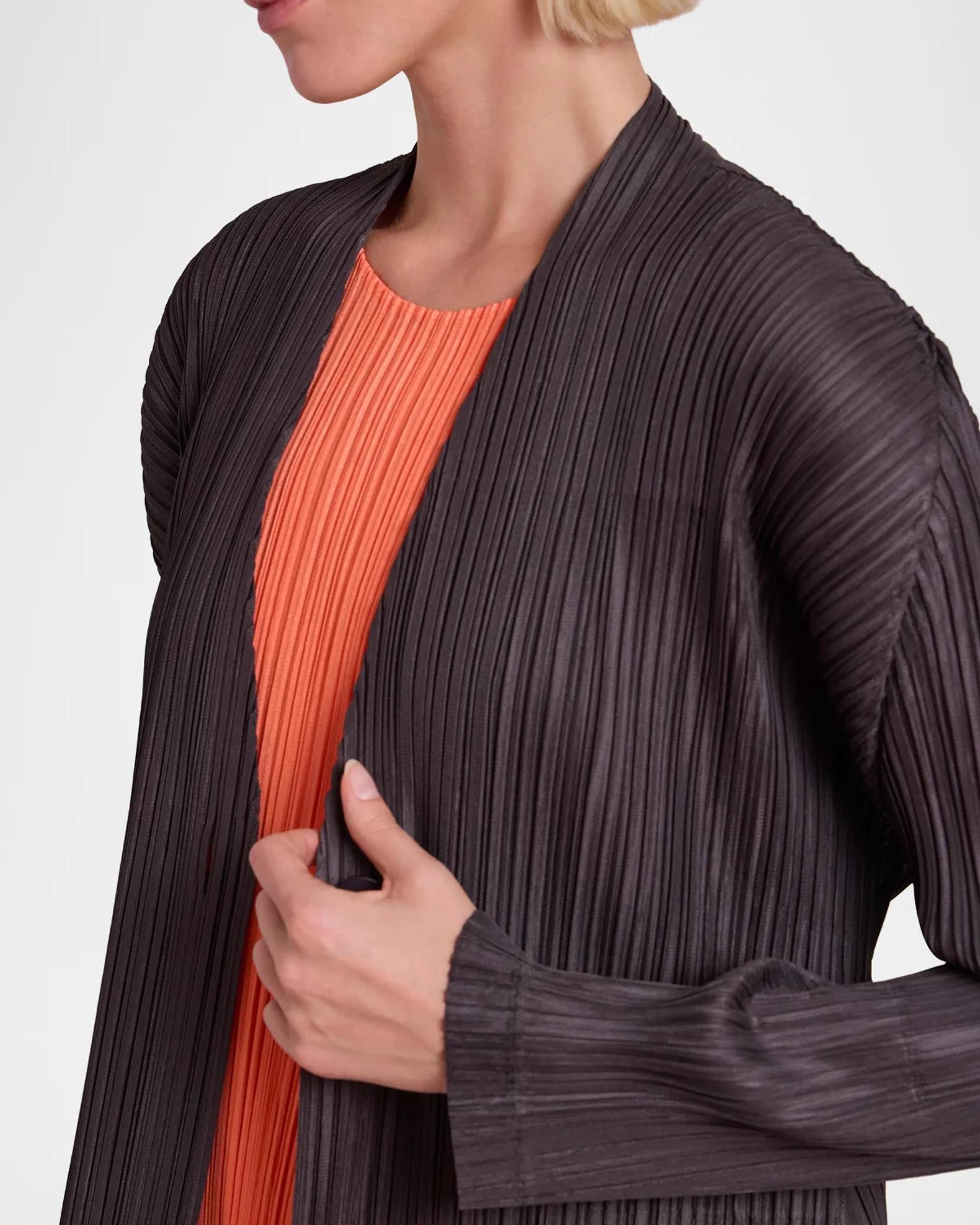Issey Miyake Pleats Single-Button Jacket | Neiman Marcus