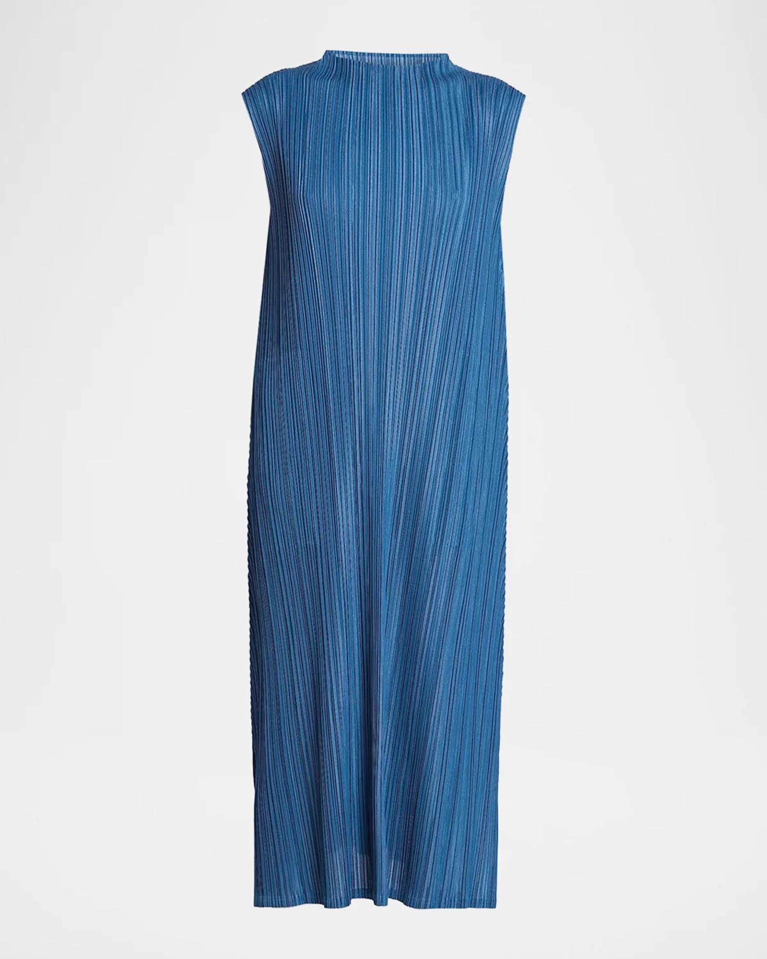 Issey Miyake Mellow Pleats Midi Dress | Neiman Marcus
