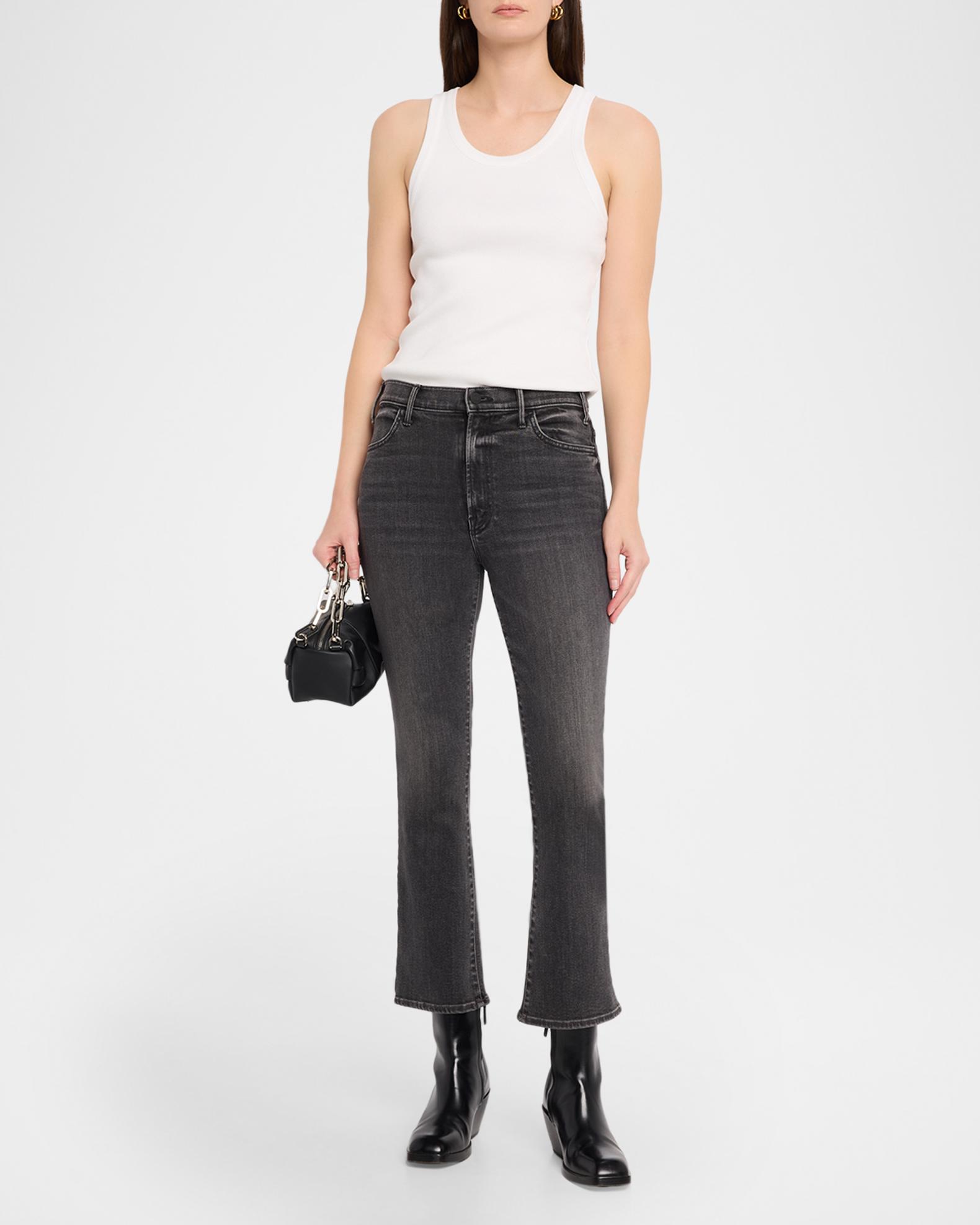 MOTHER The Hustler Sneak Ankle Flare Jeans | Neiman Marcus