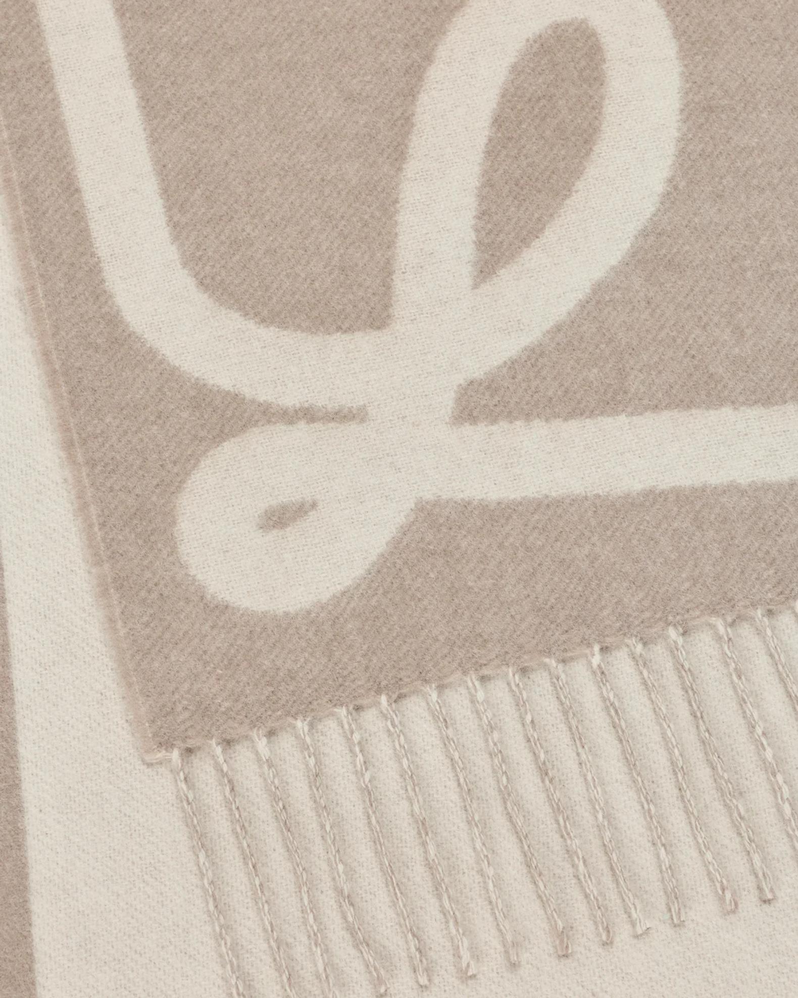 LOEWE Men's Logo Wool-Cashmere Jacquard Scarf | Neiman Marcus