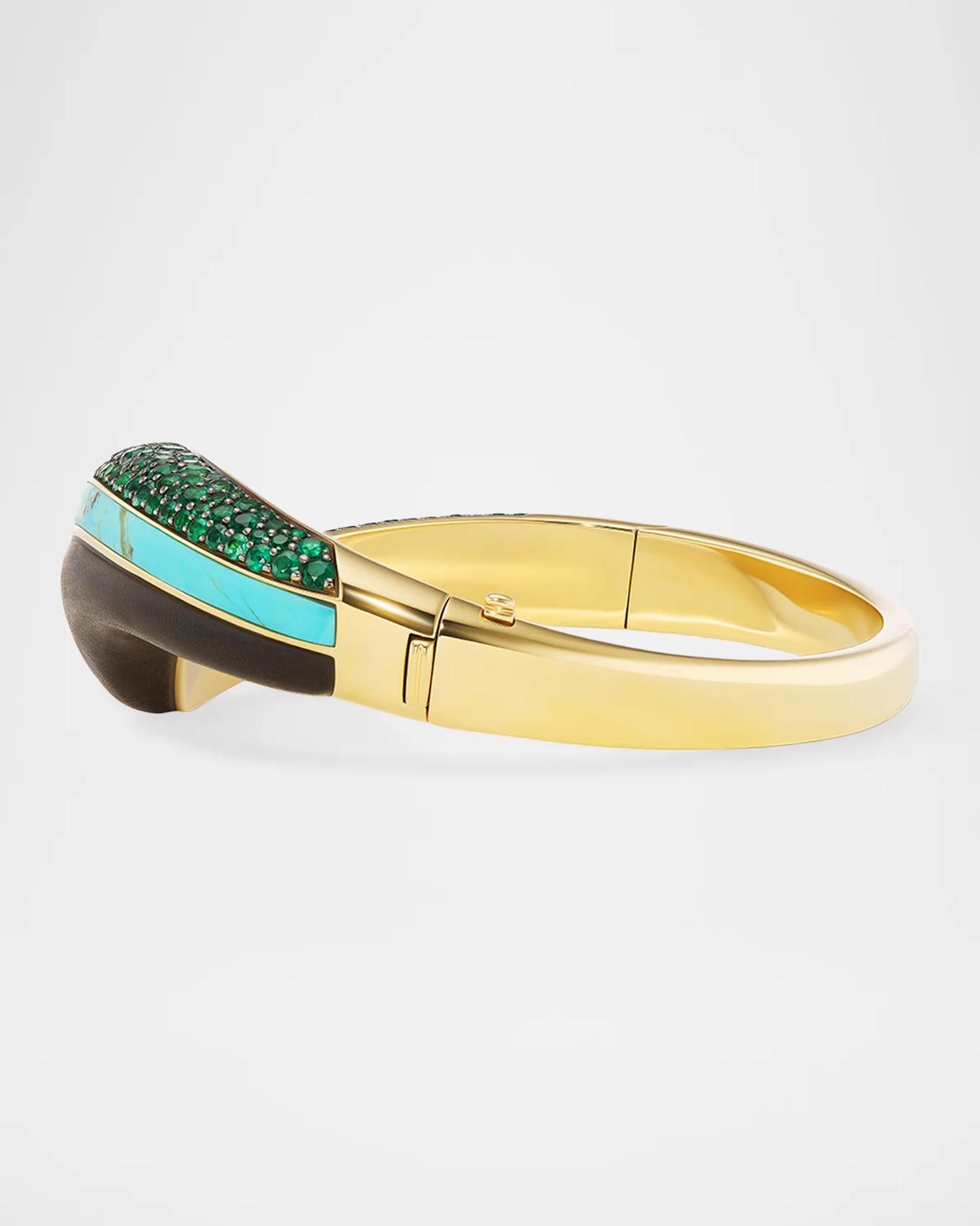 Emily P. Wheeler 18K Yellow Gold Wave Bracelet, Sandalwood