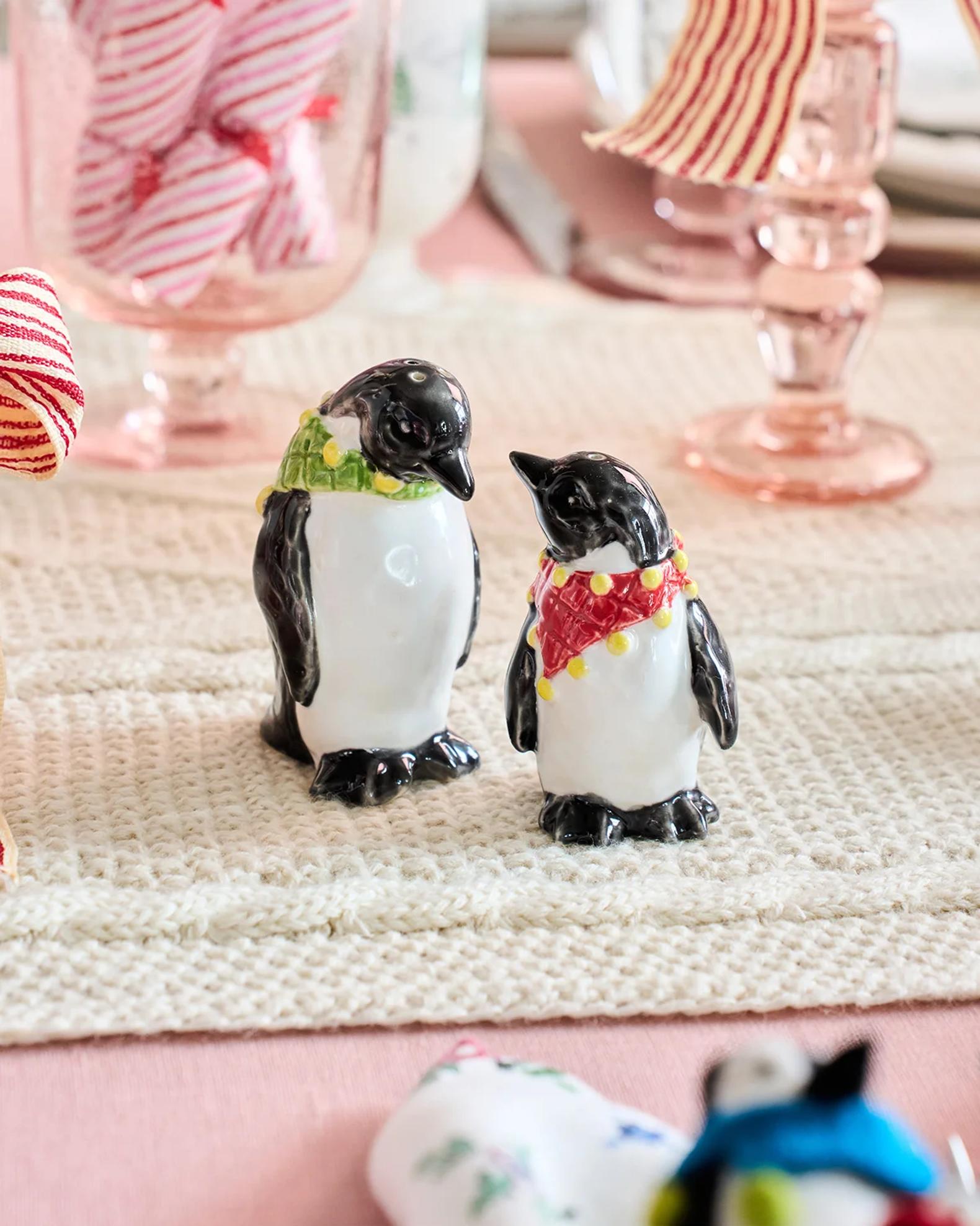 Juliska Clever Creatures Penguin Salt & Pepper Shakers Set | Neiman Marcus