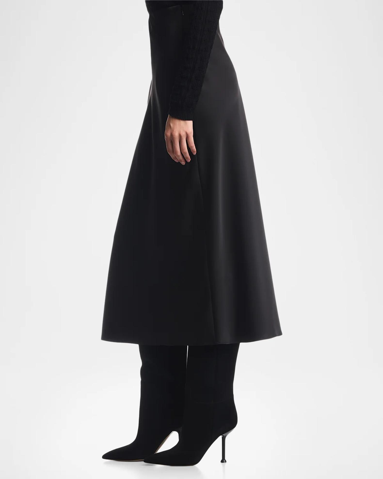 EMPORIO ARMANI ダークデニムスカート 10A レギュラーフィット ベルト