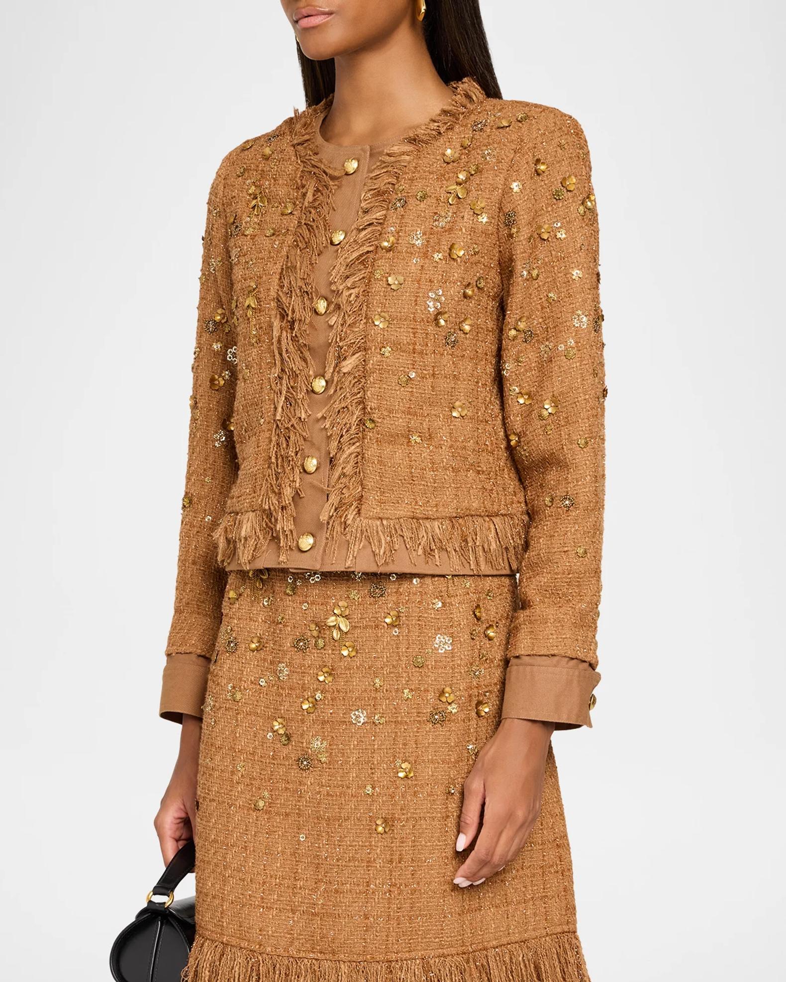 Kobi Halperin Marshall Embellished Tweed Jacket | Neiman Marcus