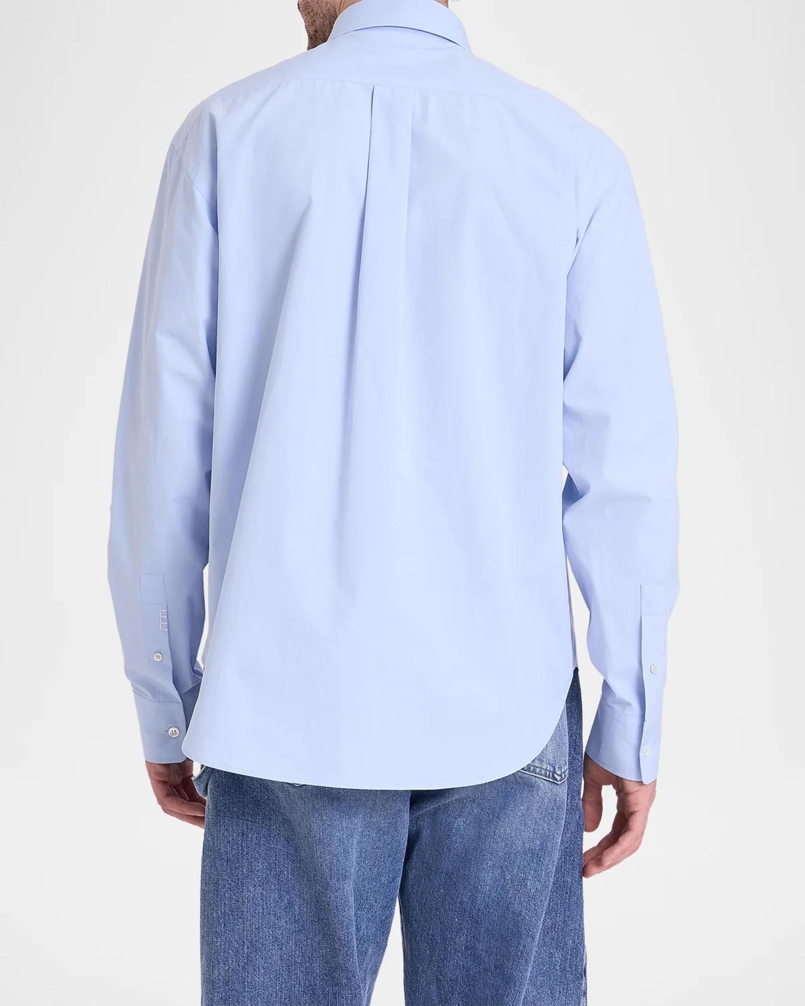 JW Anderson Persimmon Appliqué Cotton Shirt | Neiman Marcus