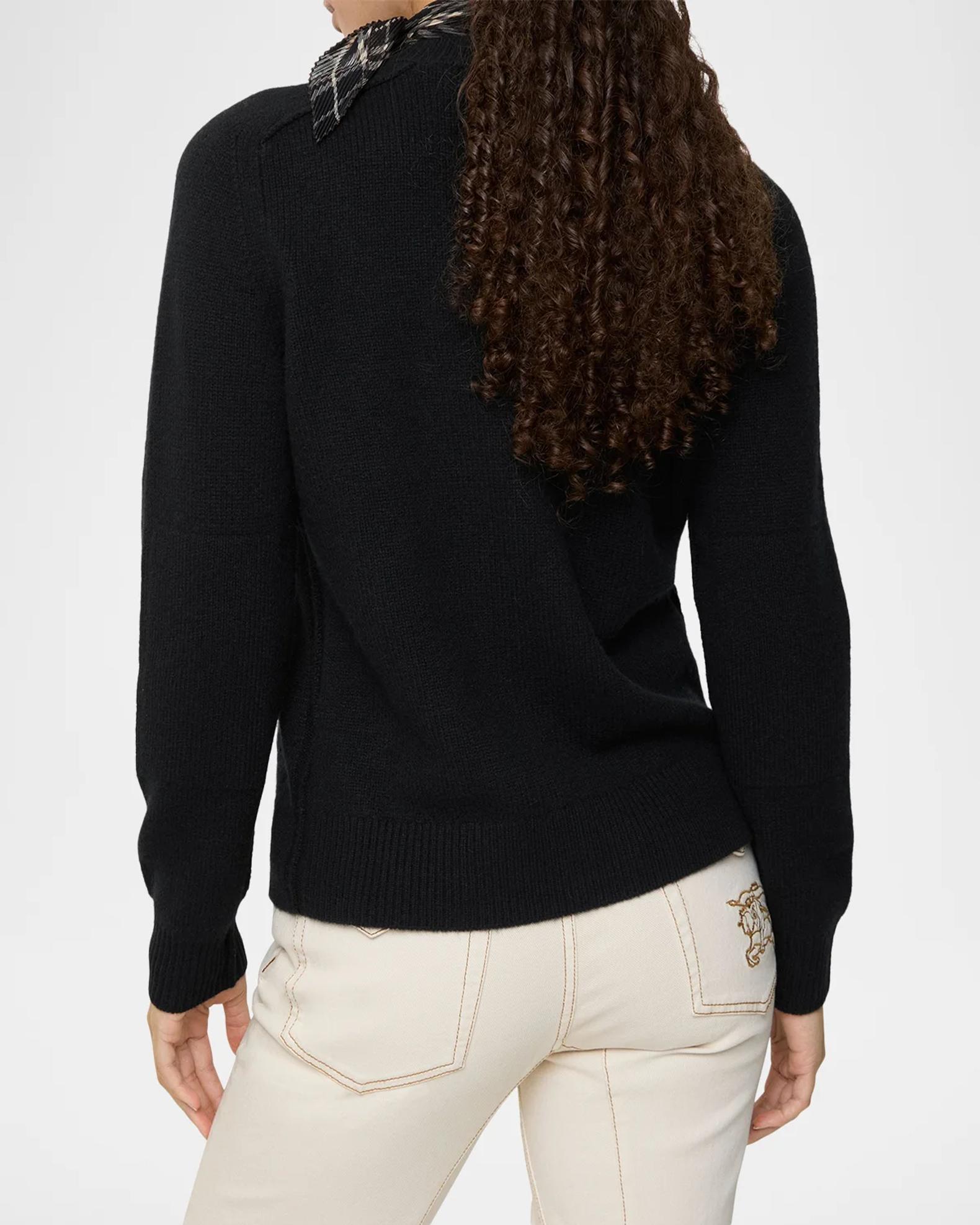 Burberry Clara Cashmere Crewneck Cardigan | Neiman Marcus