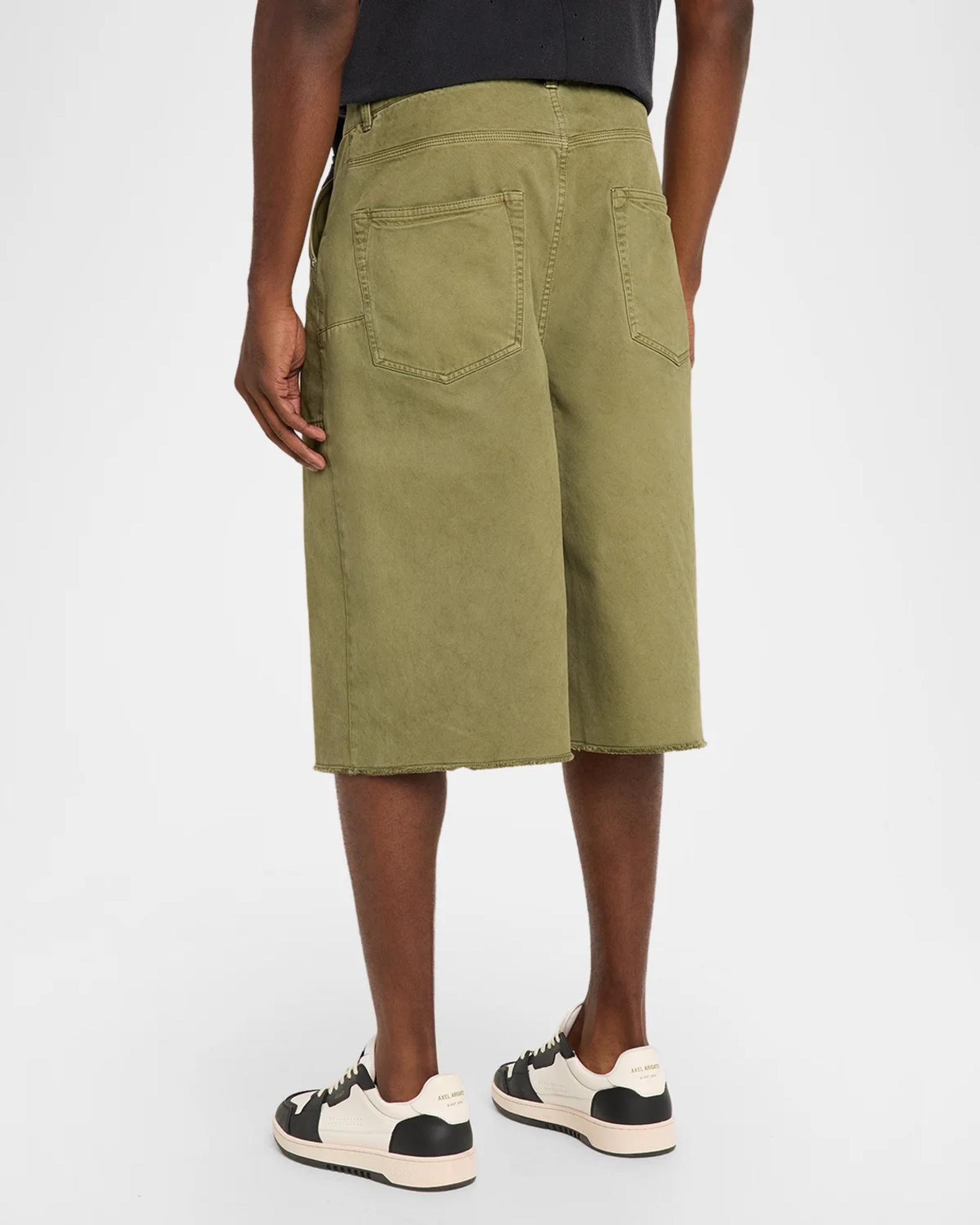 PURPLE Men's Cotton Twill Utility Shorts | Neiman Marcus