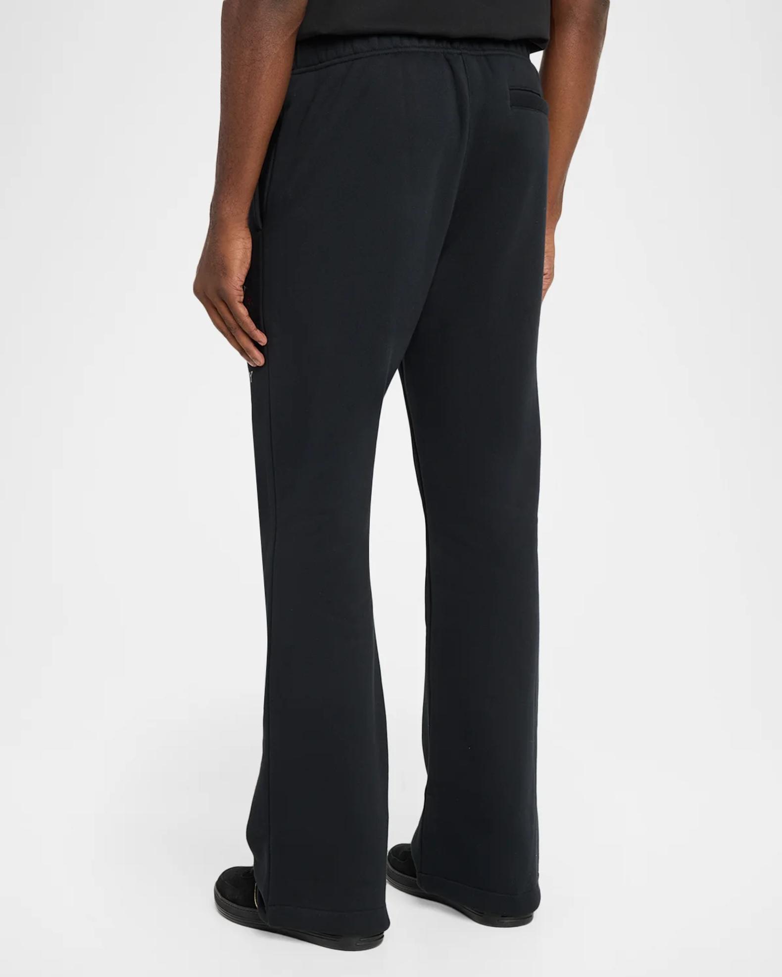 PURPLE Men's Heavyweight Fleece Flared Sweatpants | Neiman Marcus