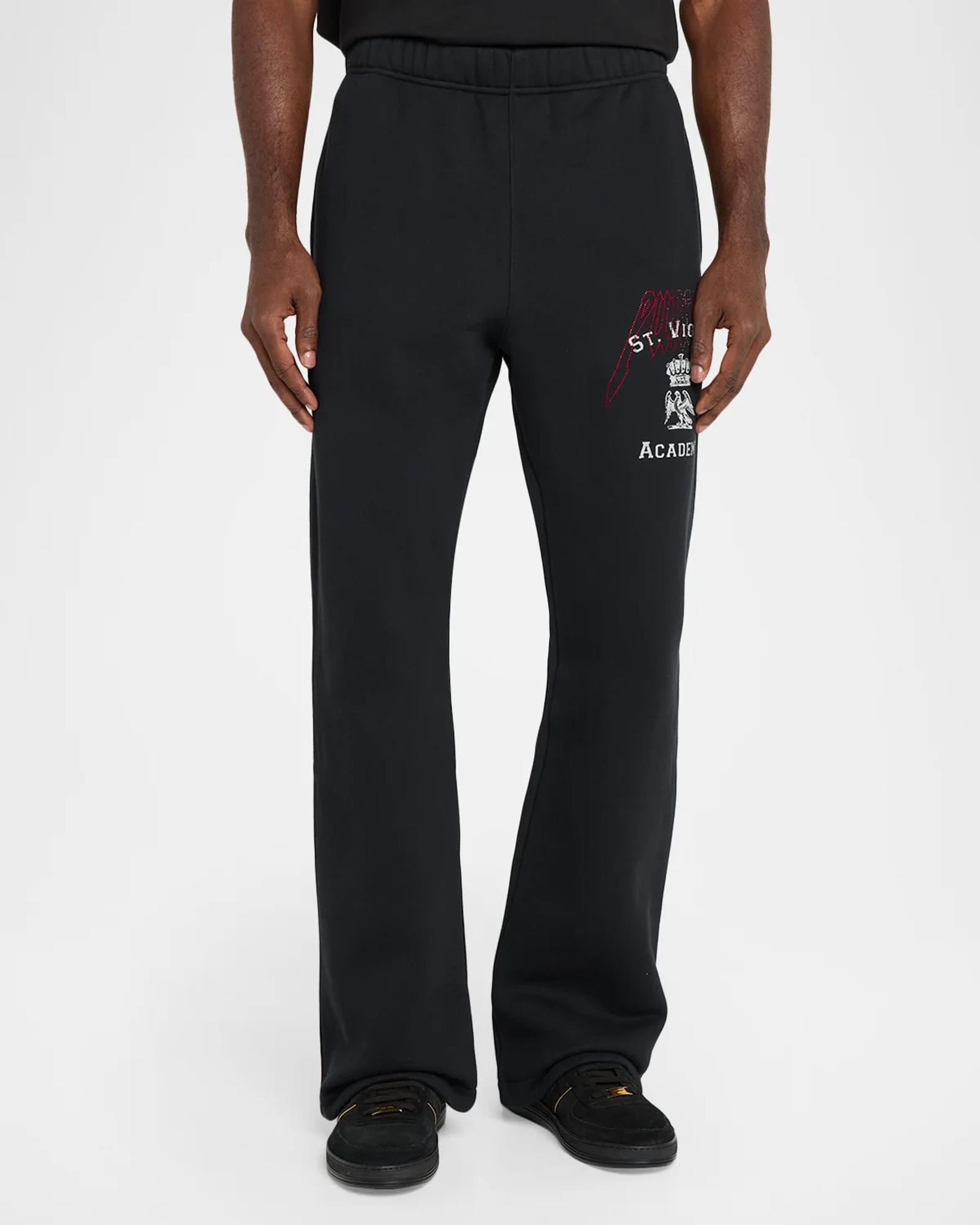 PURPLE Men's Heavyweight Fleece Flared Sweatpants | Neiman Marcus