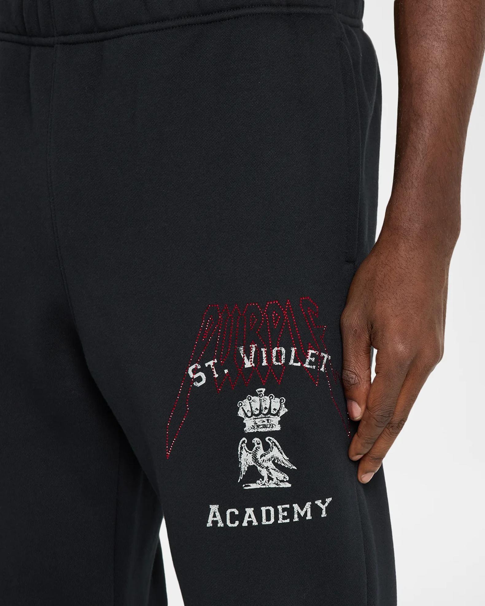 PURPLE Men's Heavyweight Fleece Flared Sweatpants | Neiman Marcus