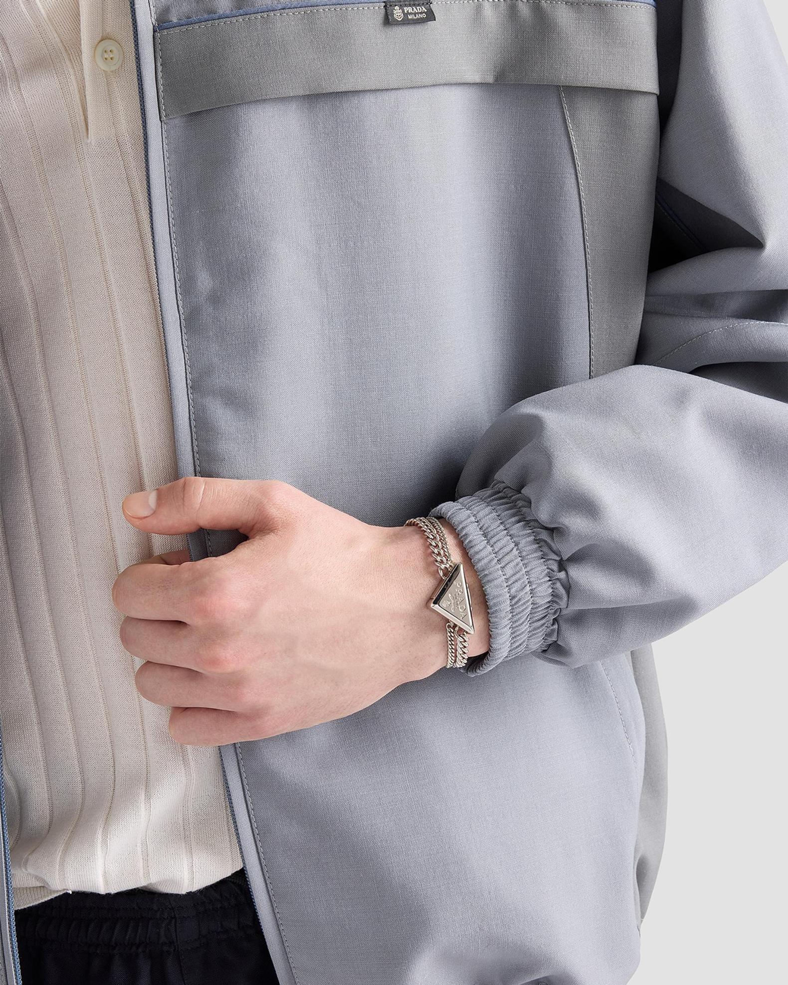Prada Logo Metal Bracelet | Neiman Marcus