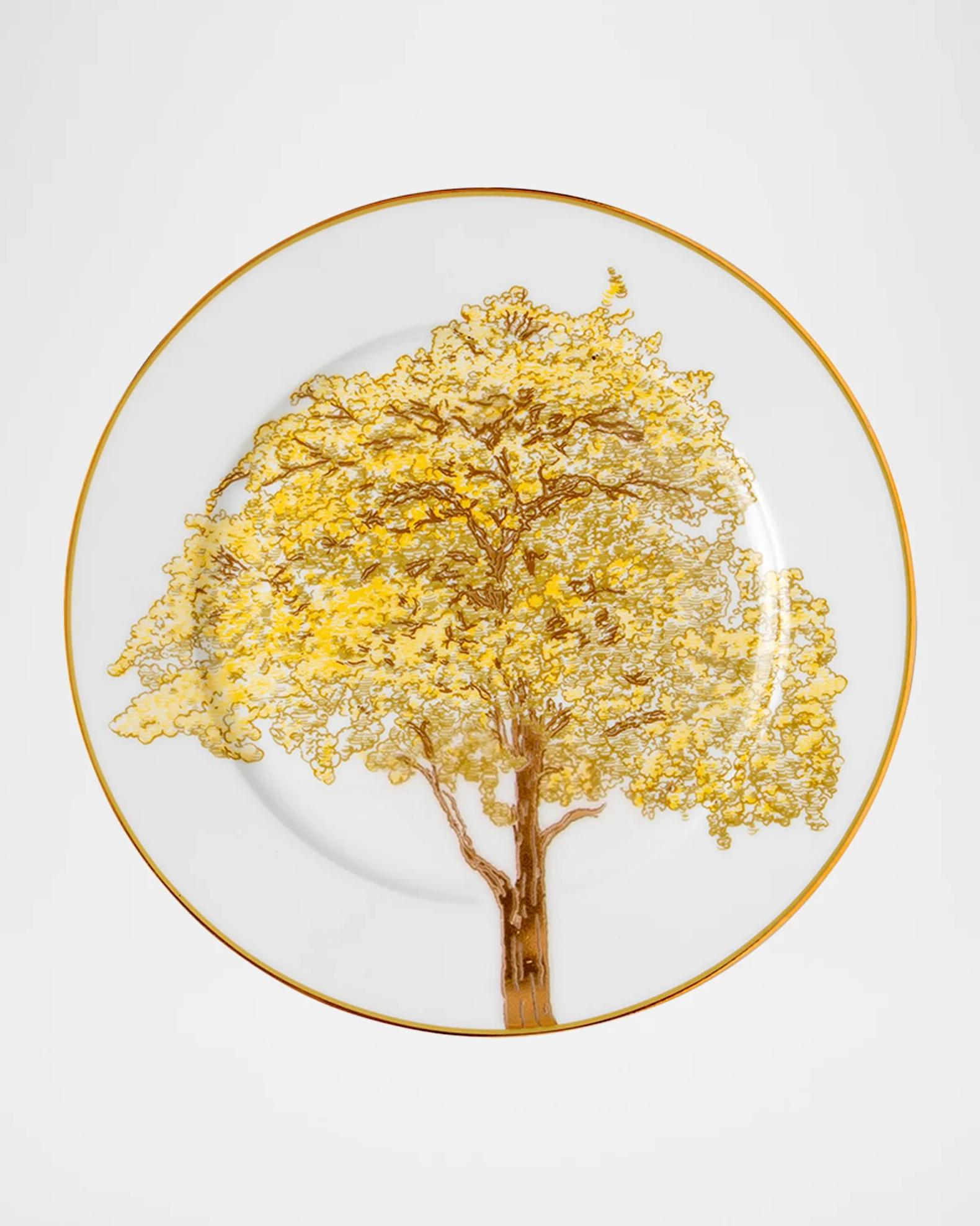 Tania Bulhoes 4-Piece Botanical Plate Set | Neiman Marcus