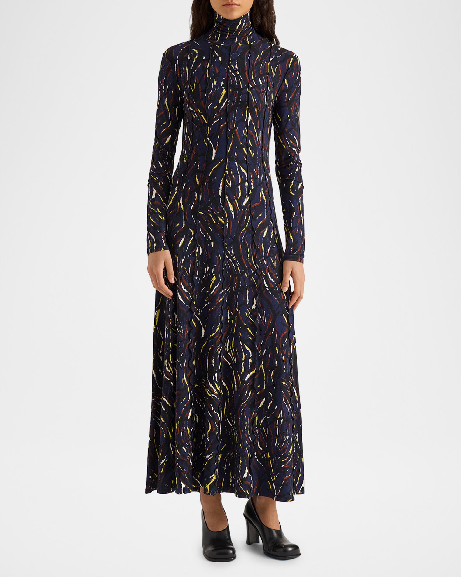 turtleneck jersey dress Proenza Schouler Mabel Maxi MINIMAL-BRIDE