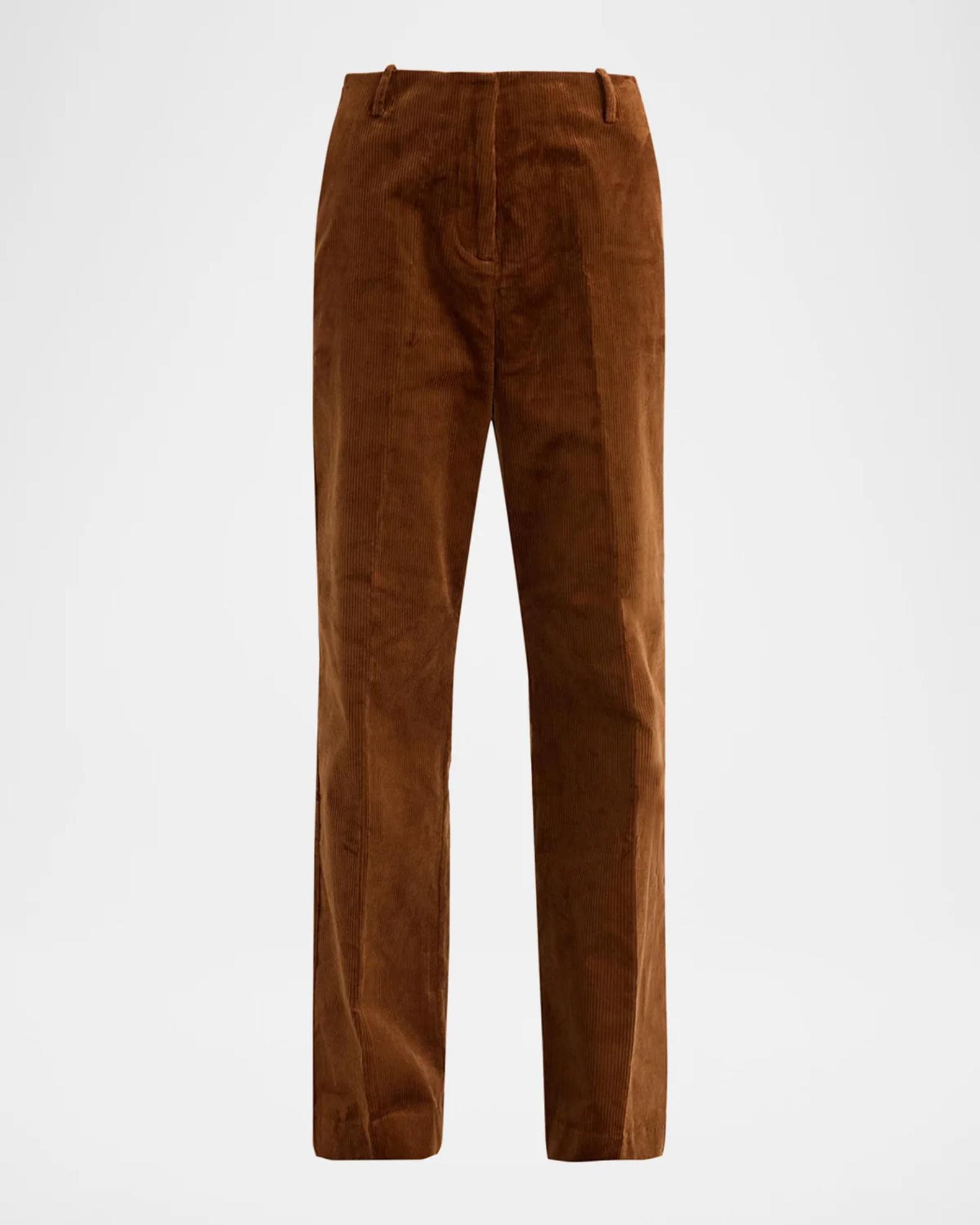 Ganni Corduroy Low Crotch Pants | Neiman Marcus