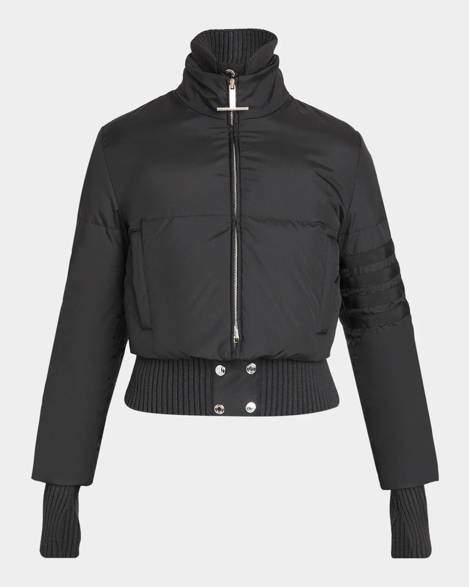 Thom Browne Cropped Tech Down Jacket | Neiman Marcus