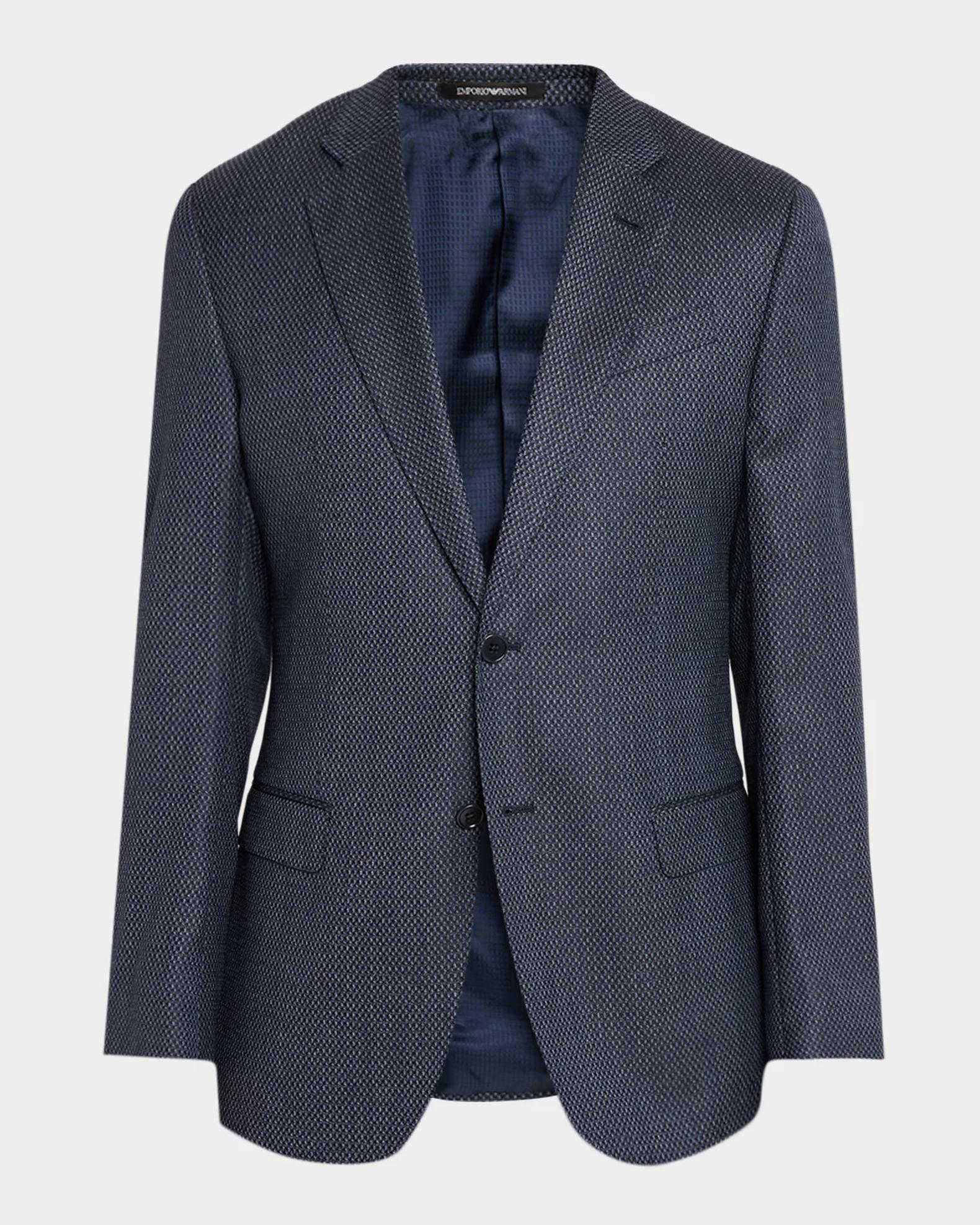 Emporio Armani Men's Wool Textured Single-Breasted Sport Coat