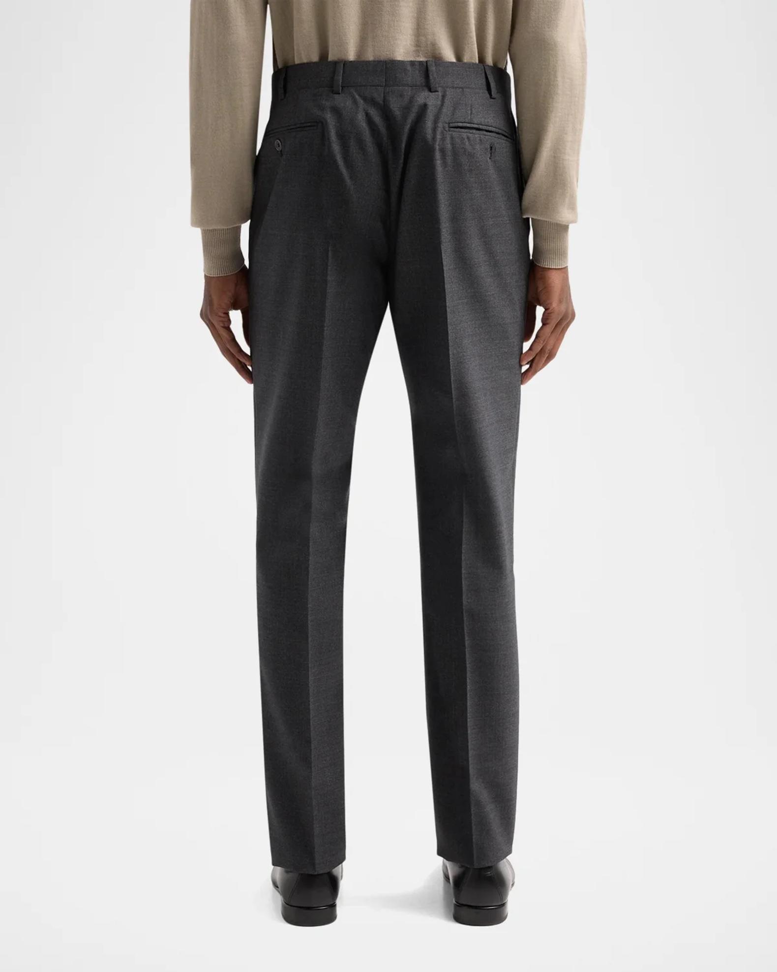Emporio Armani Men's Textured Wool Trousers | Neiman Marcus